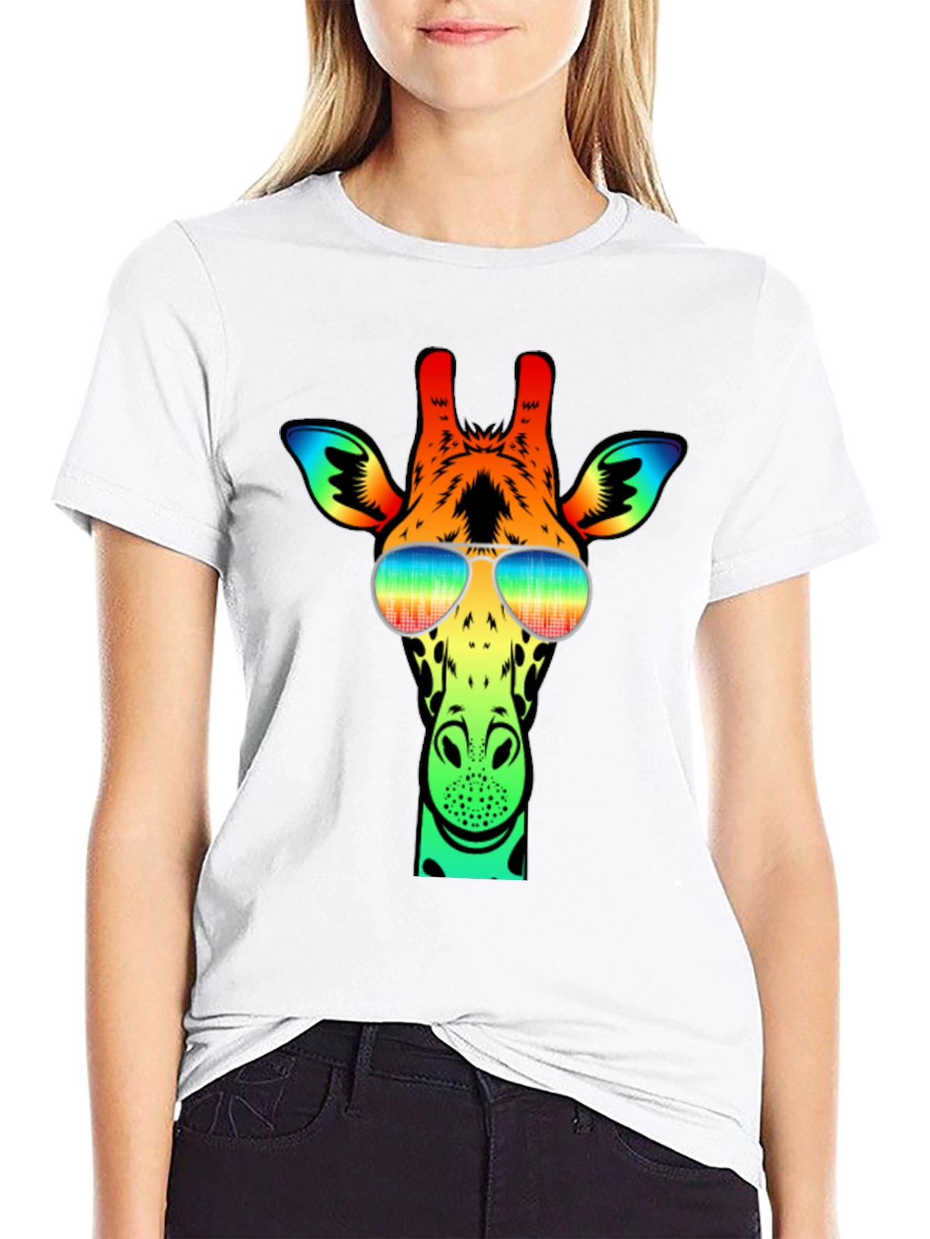 Cool Giraffe Graphic Tee