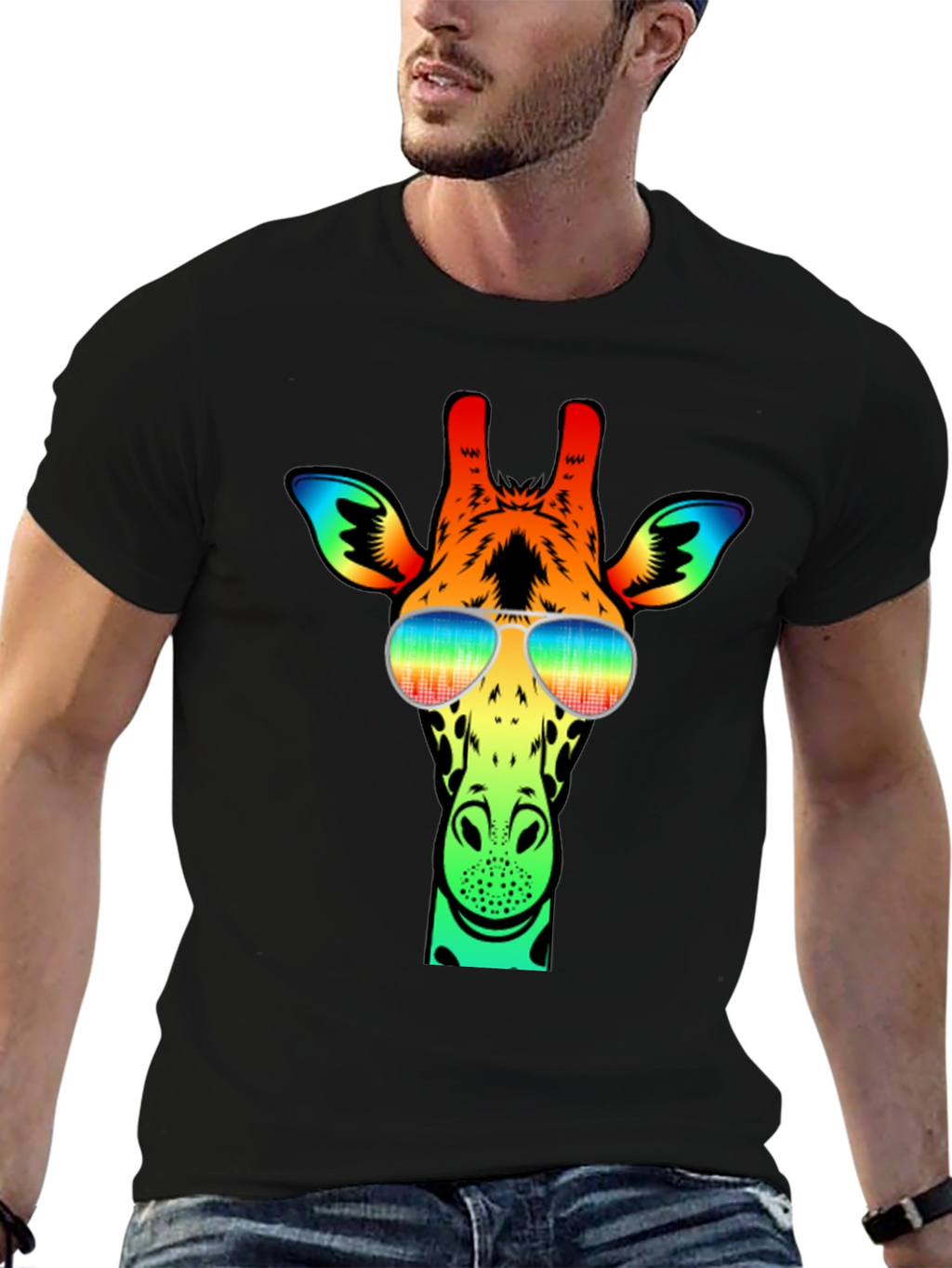 Cool Giraffe Graphic Tee
