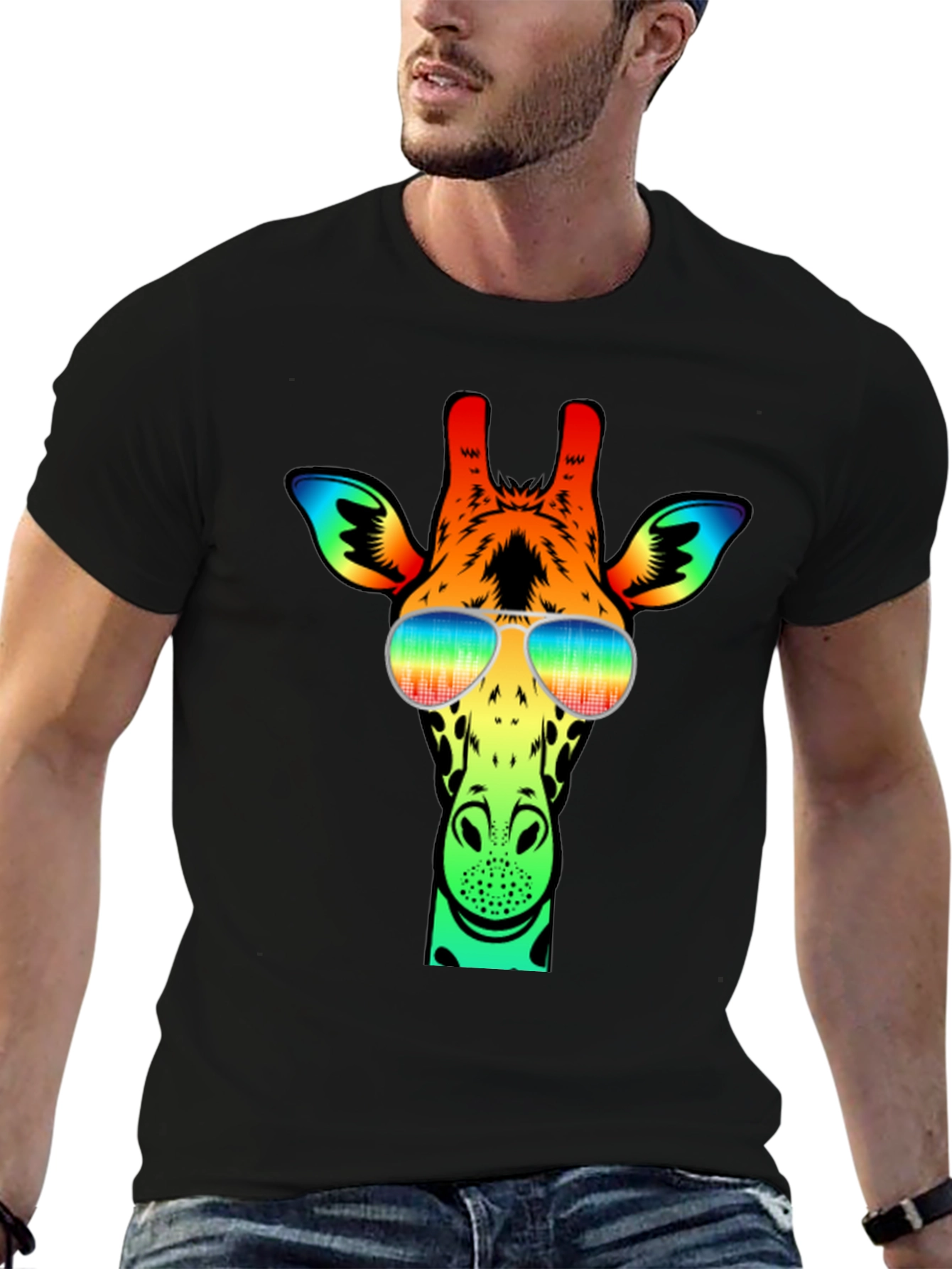 Cool Giraffe Graphic Tee