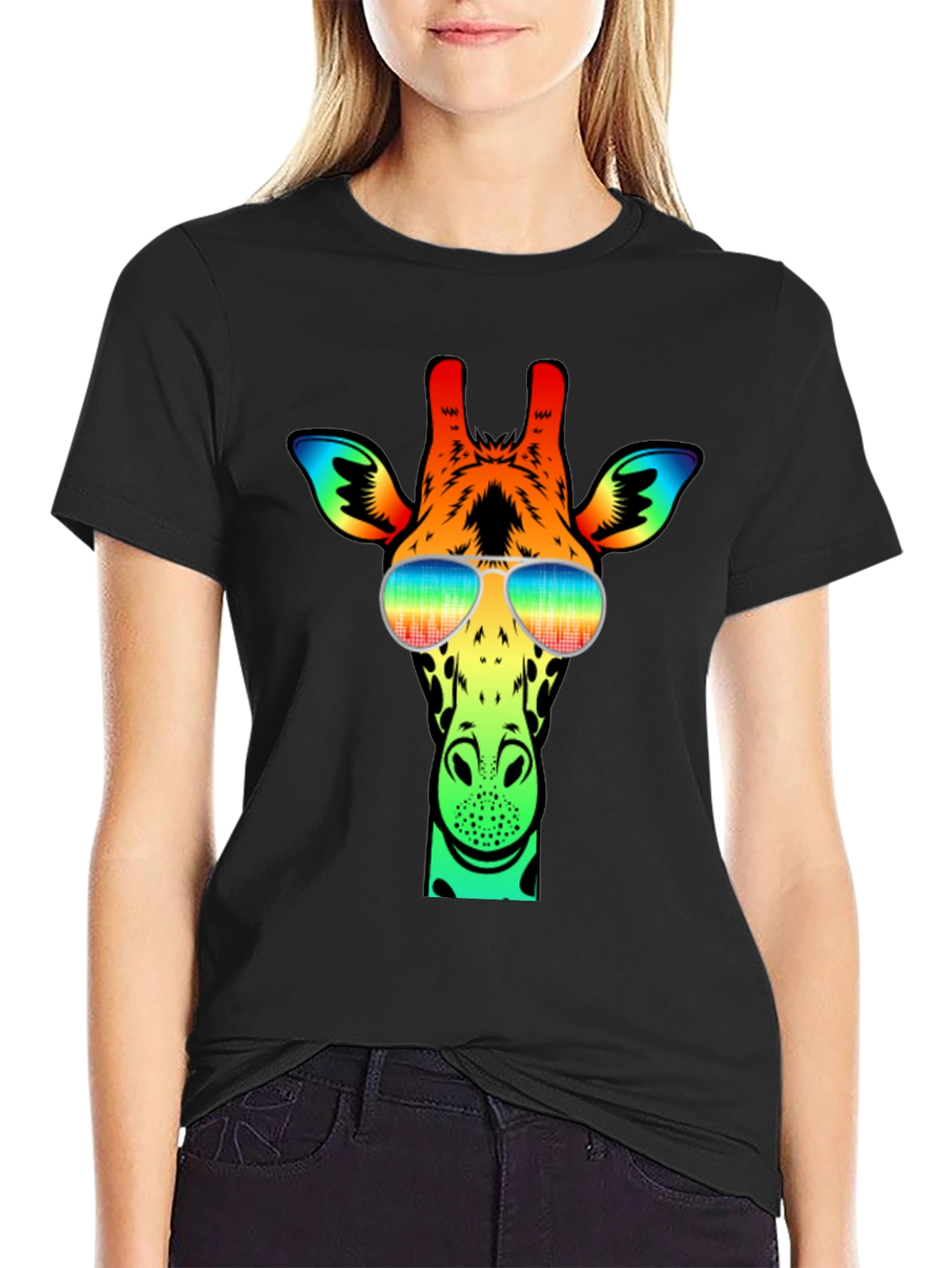 Cool Giraffe Graphic Tee