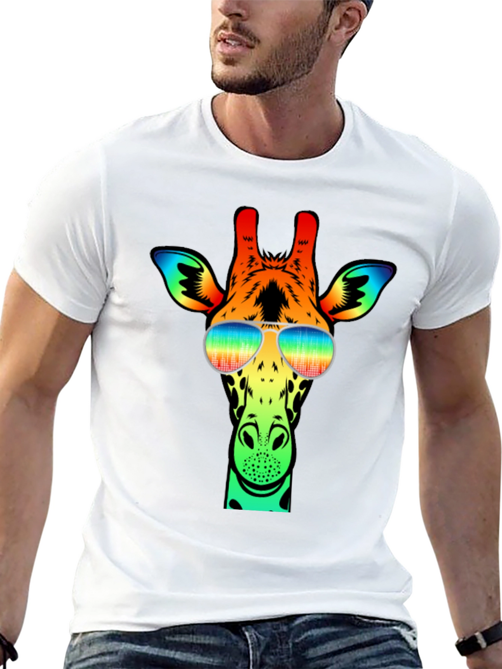 Cool Giraffe Graphic Tee