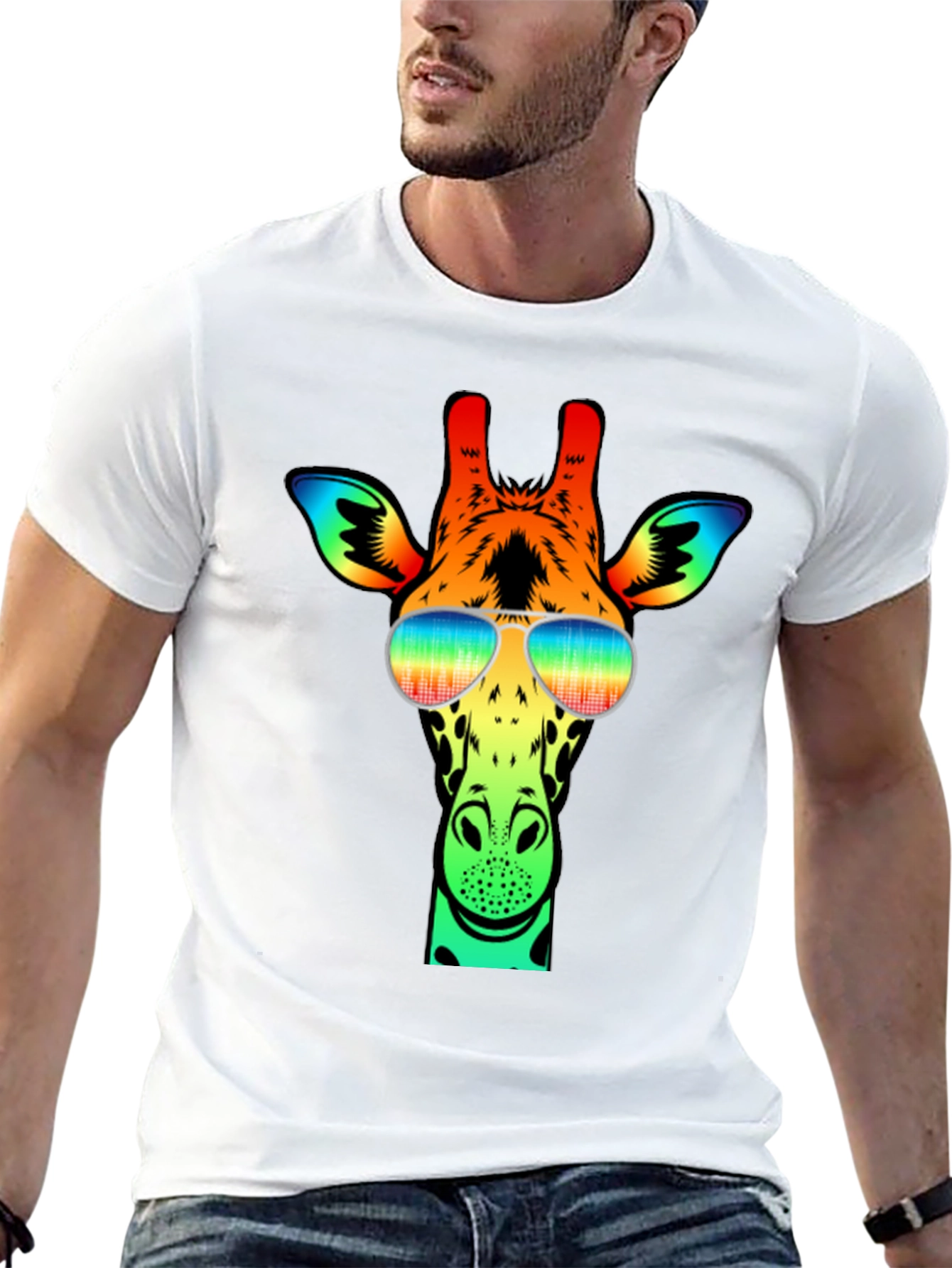 Cool Giraffe Graphic Tee