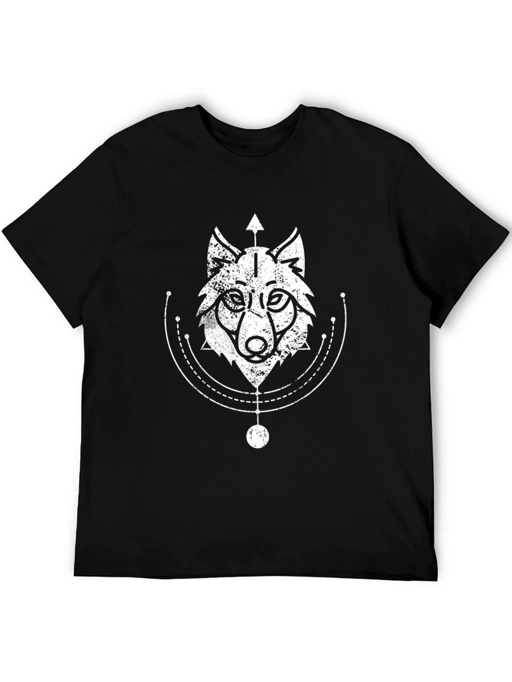 Wolf Graphic Black T-Shirt