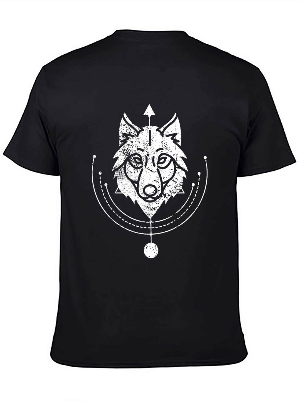 Wolf Graphic Black T-Shirt