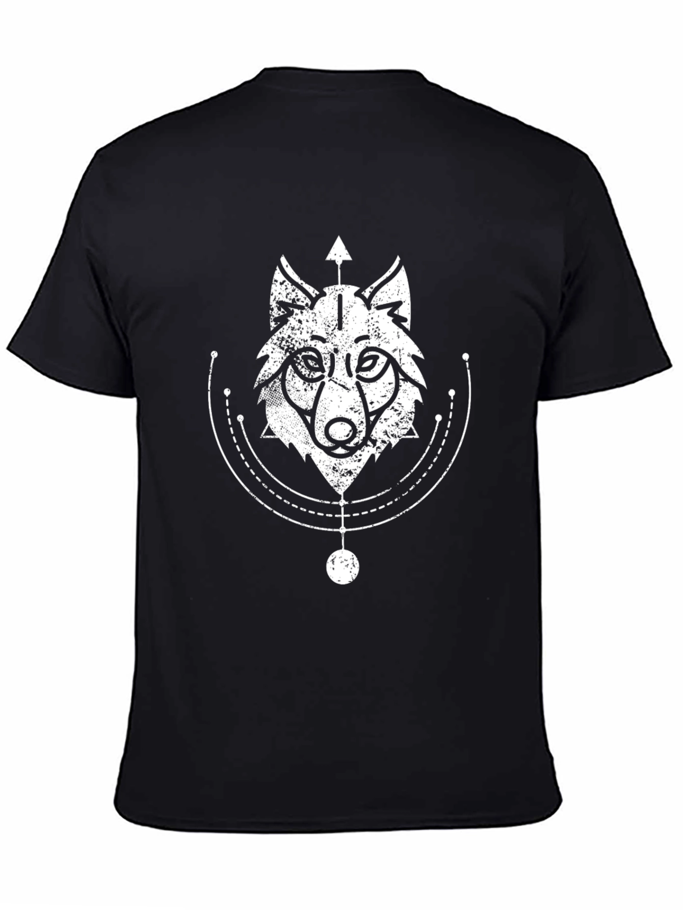 Wolf Graphic Black T-Shirt