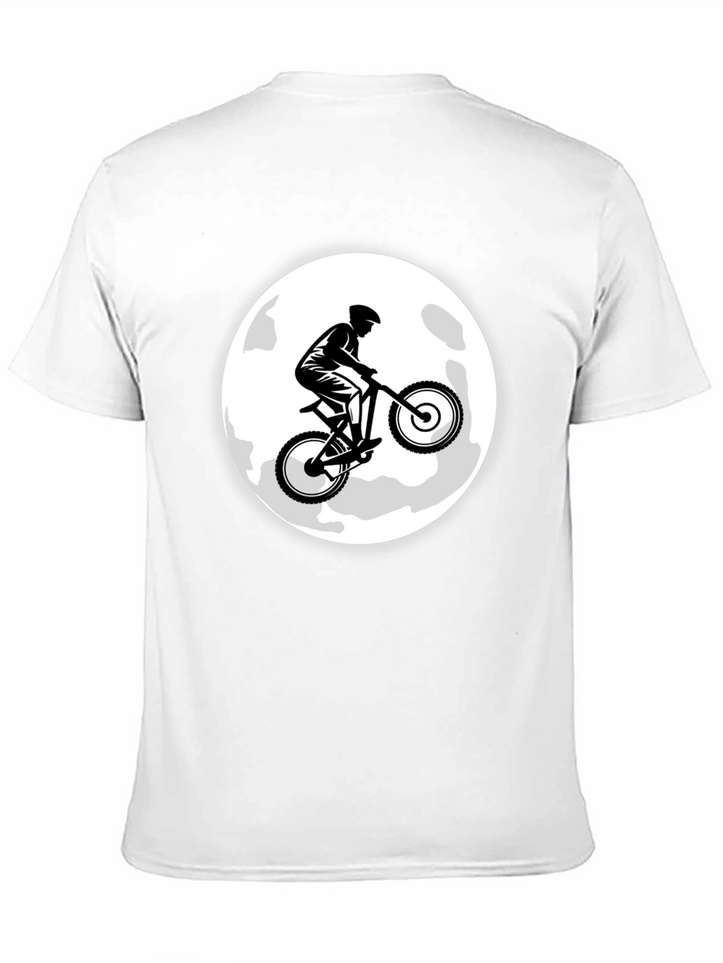 Mountain Bike Moon Graphic T-Shirt