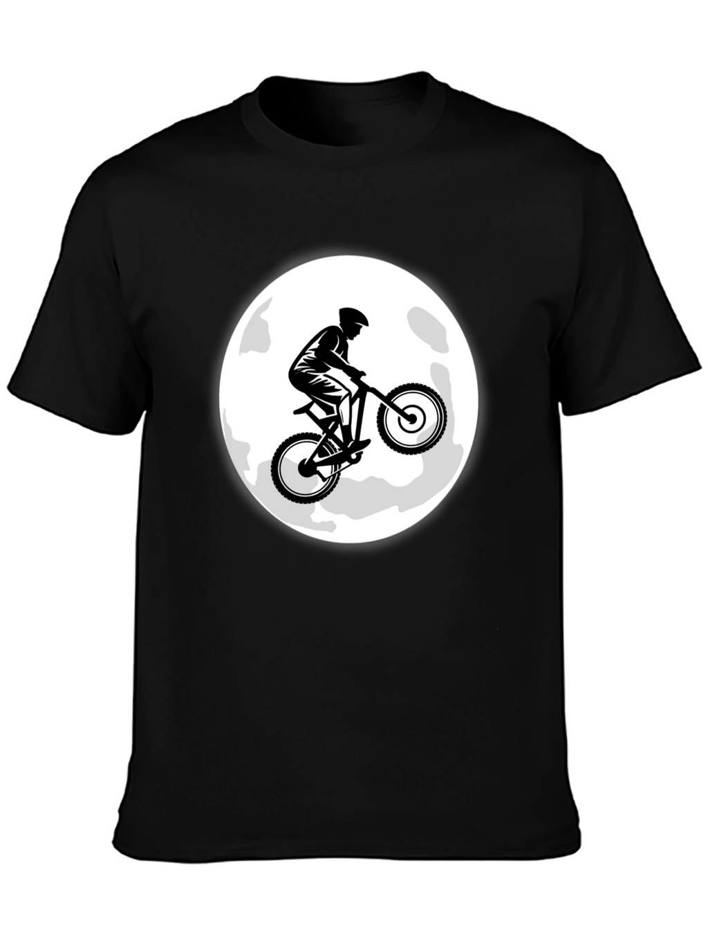 Mountain Bike Moon Graphic T-Shirt