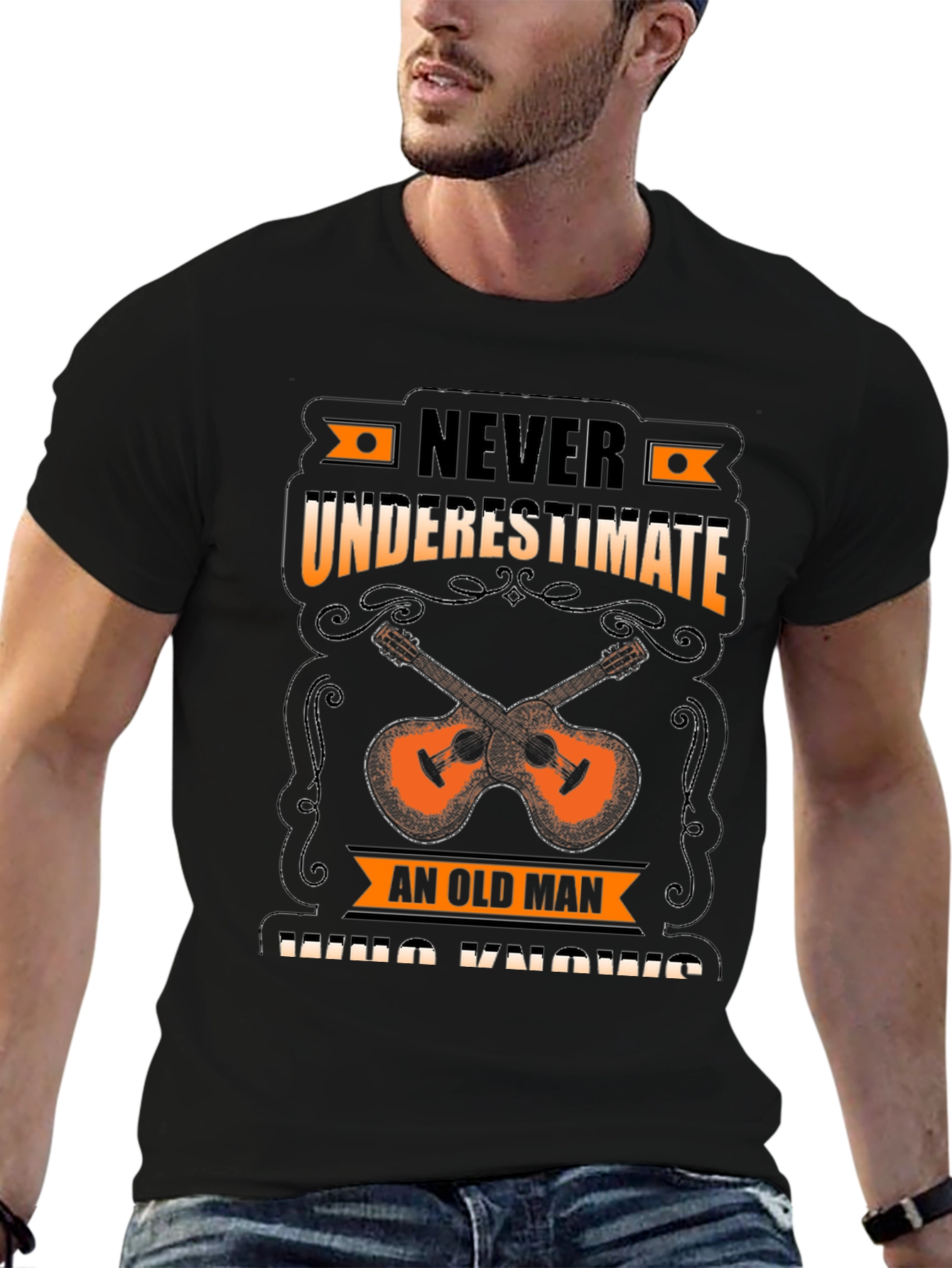 Never Underestimate Old Man T-Shirt