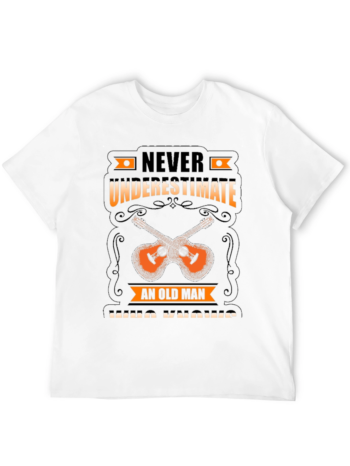 Never Underestimate Old Man T-Shirt