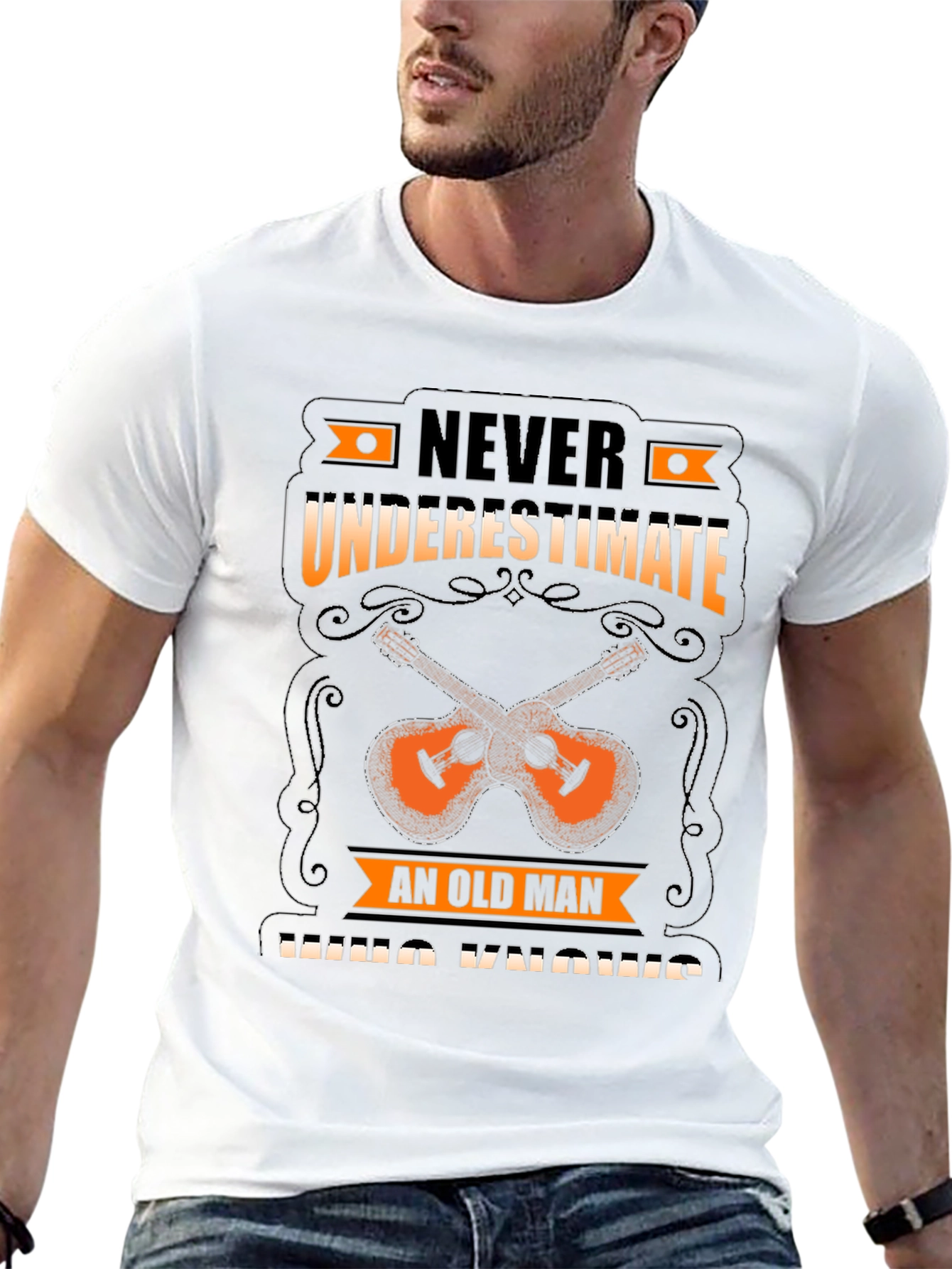 Never Underestimate Old Man T-Shirt