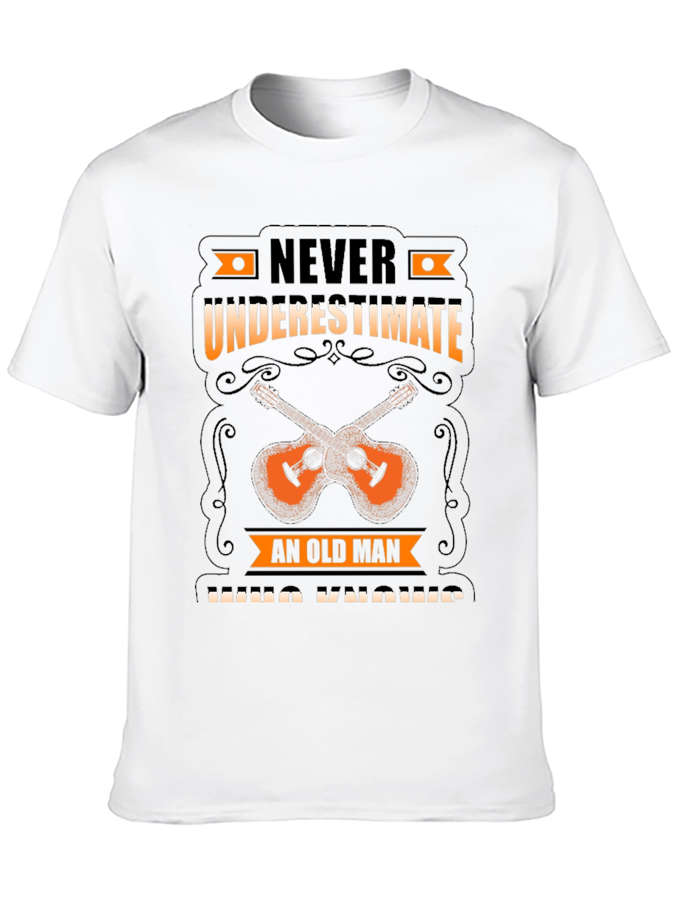 Never Underestimate Old Man T-Shirt