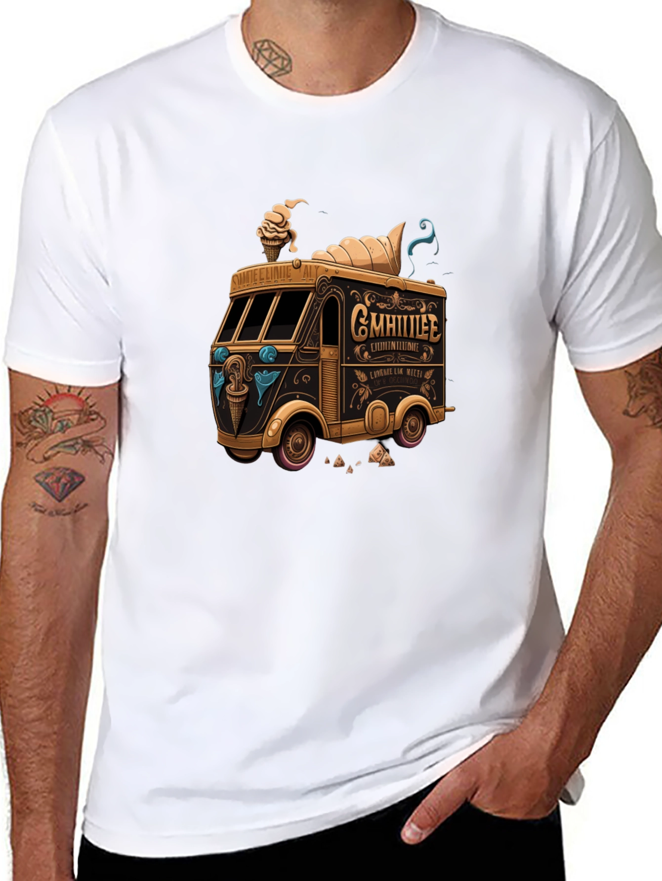Ice Cream Truck Graphic Tee