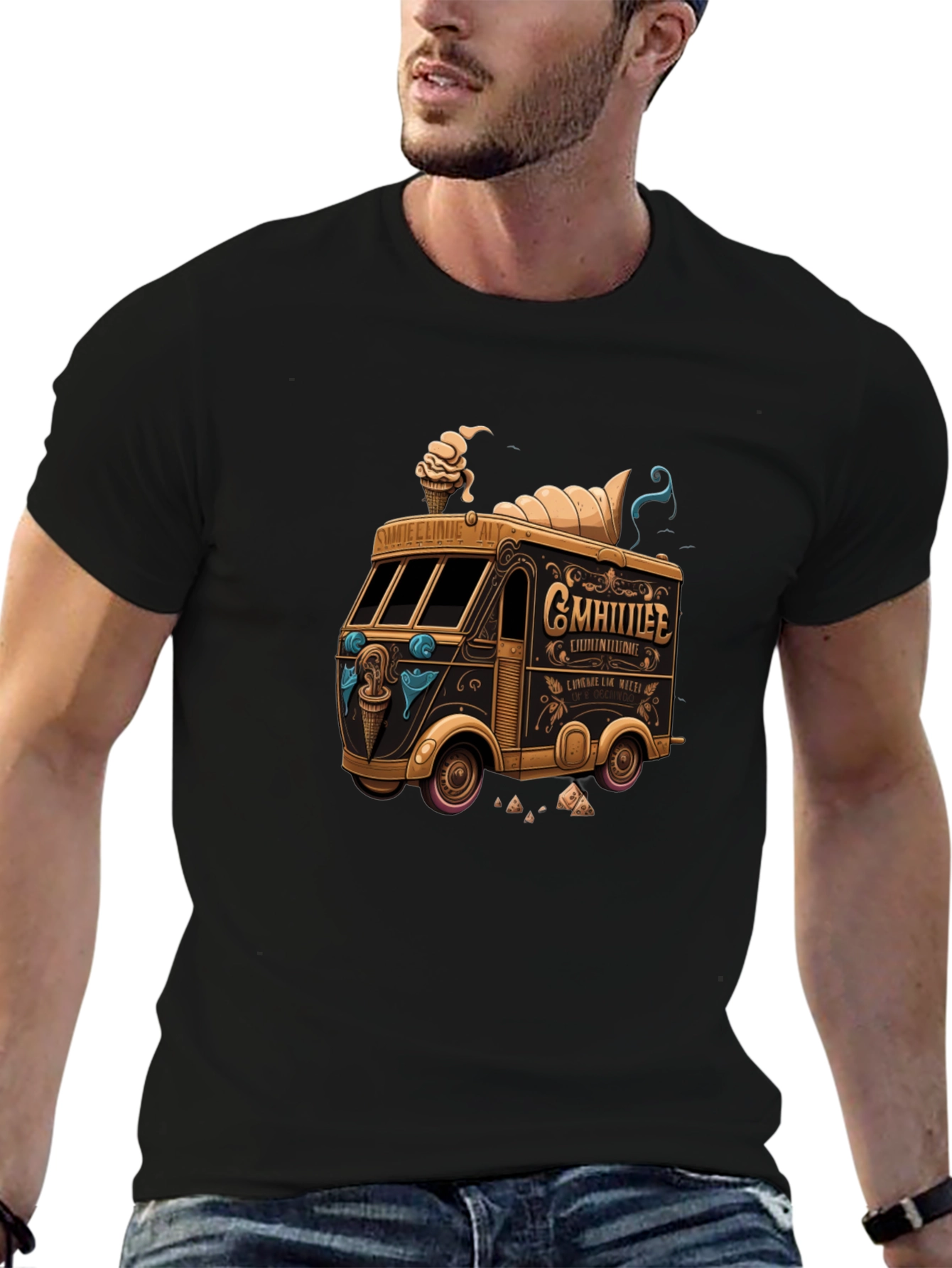 Ice Cream Truck Graphic Tee