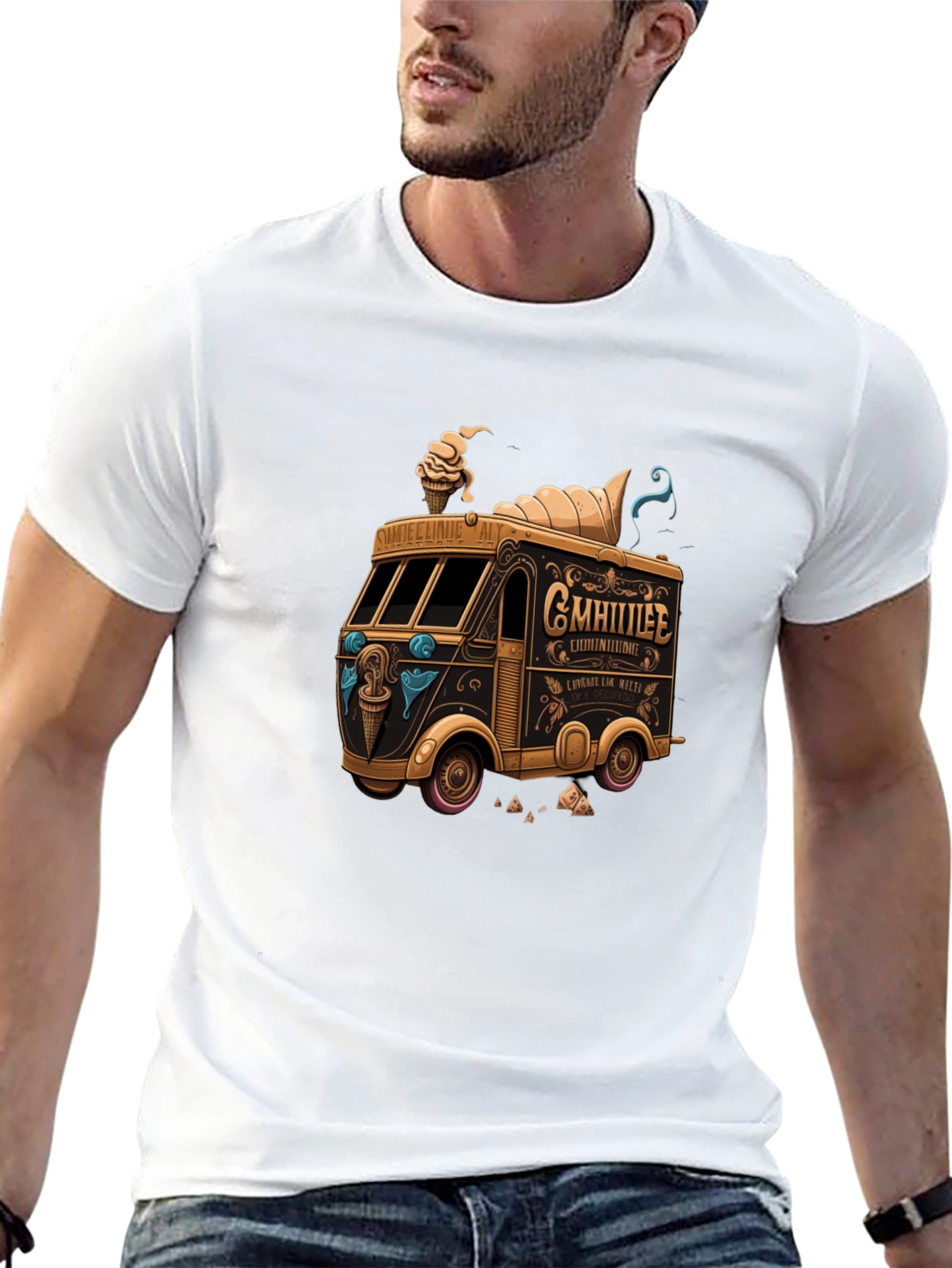 Ice Cream Truck Graphic Tee