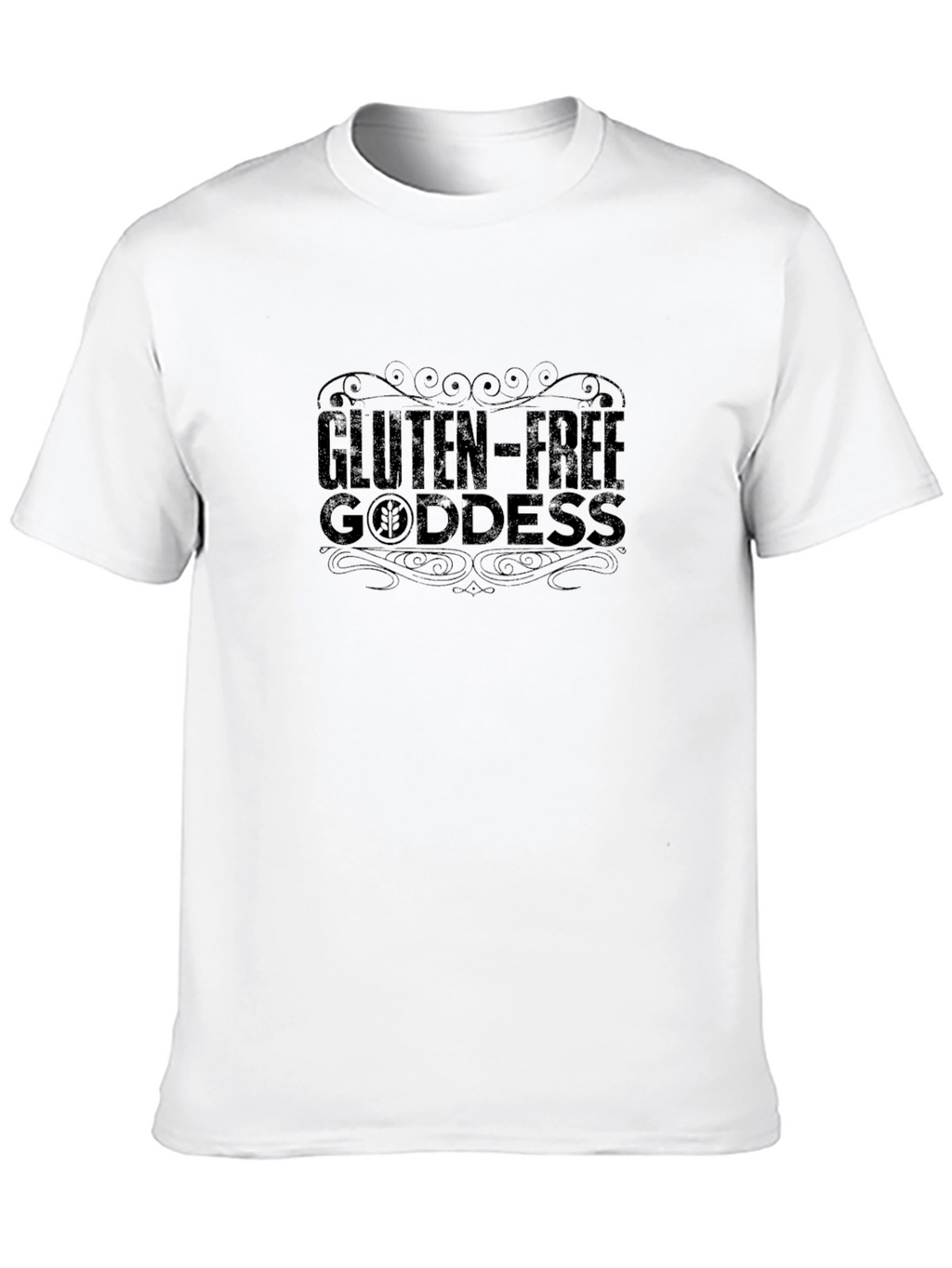 Gluten-Free Goddess Black T-Shirt
