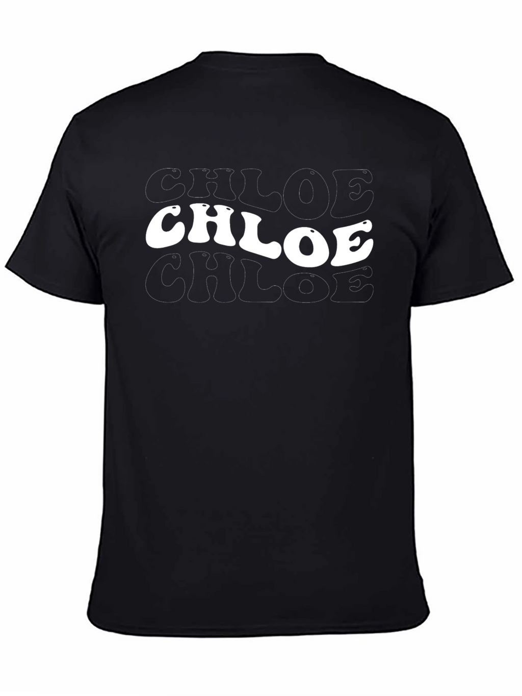 Retro Chloe Name T-Shirt - Personalized Style