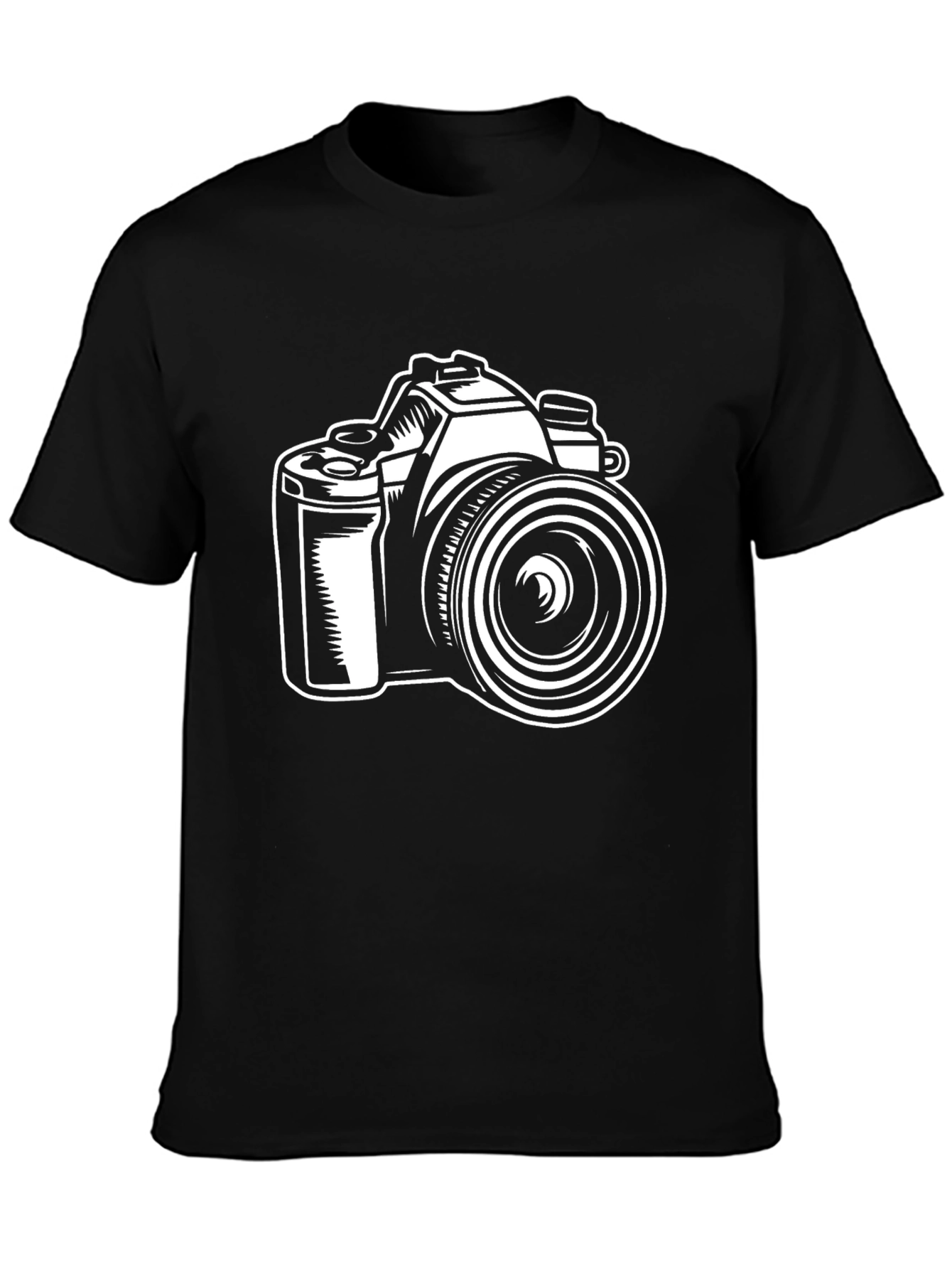 Camera Graphic Black T-Shirt