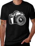 Camera Graphic Black T-Shirt