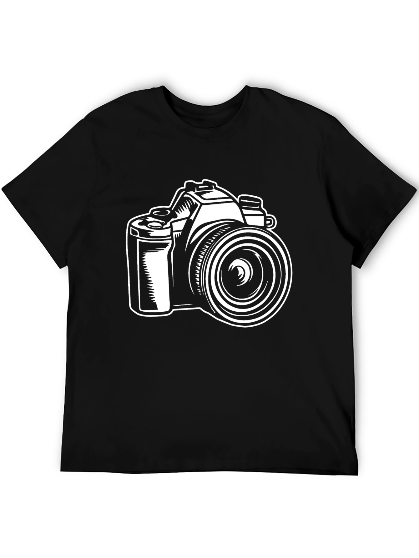 Camera Graphic Black T-Shirt