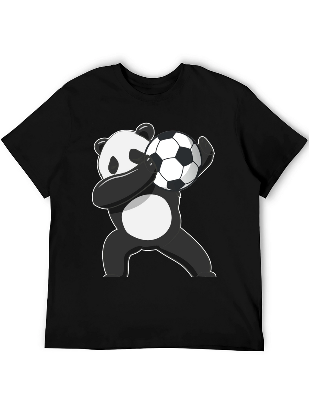 Panda Dabbing Soccer Ball T-Shirt