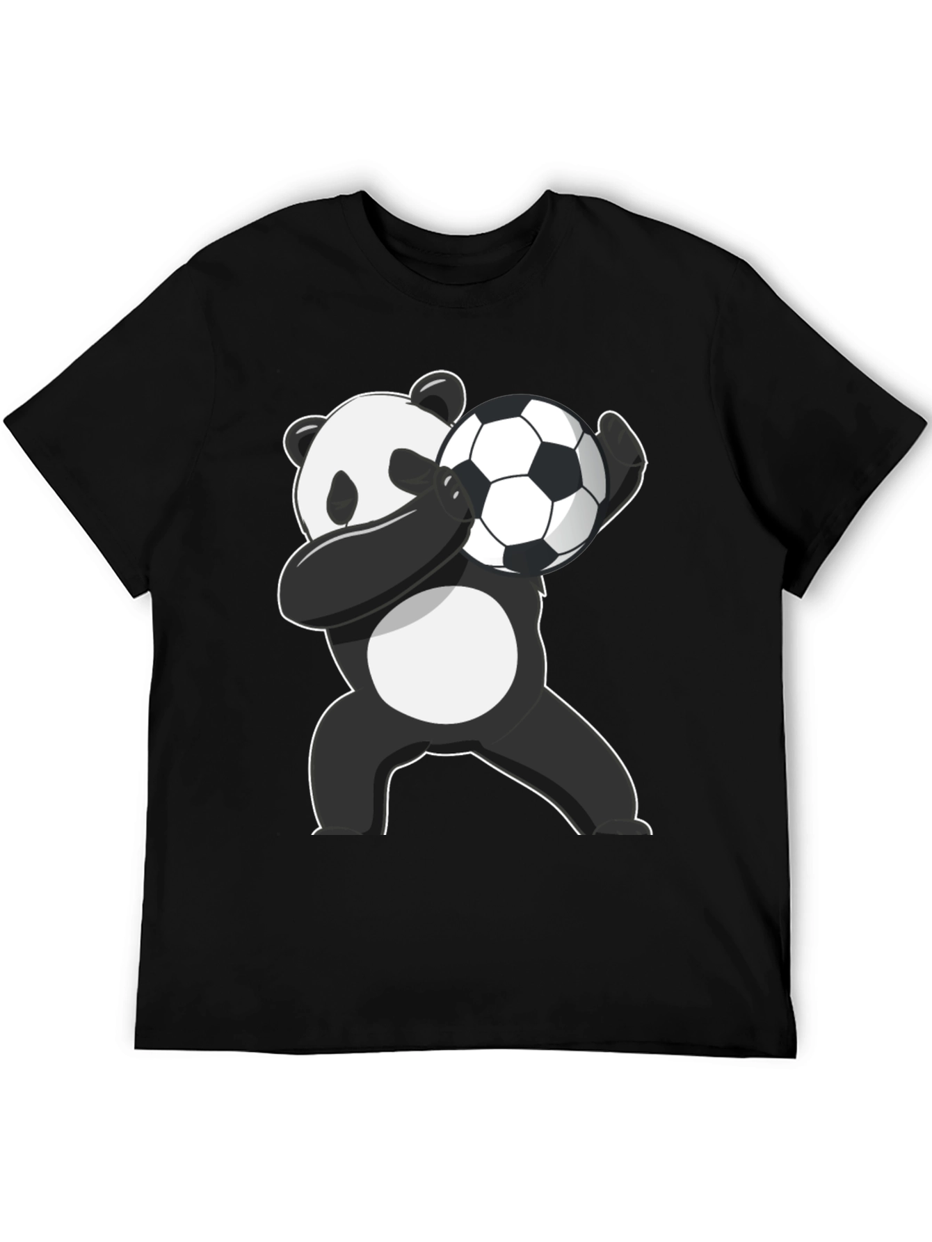 Panda Dabbing Soccer Ball T-Shirt