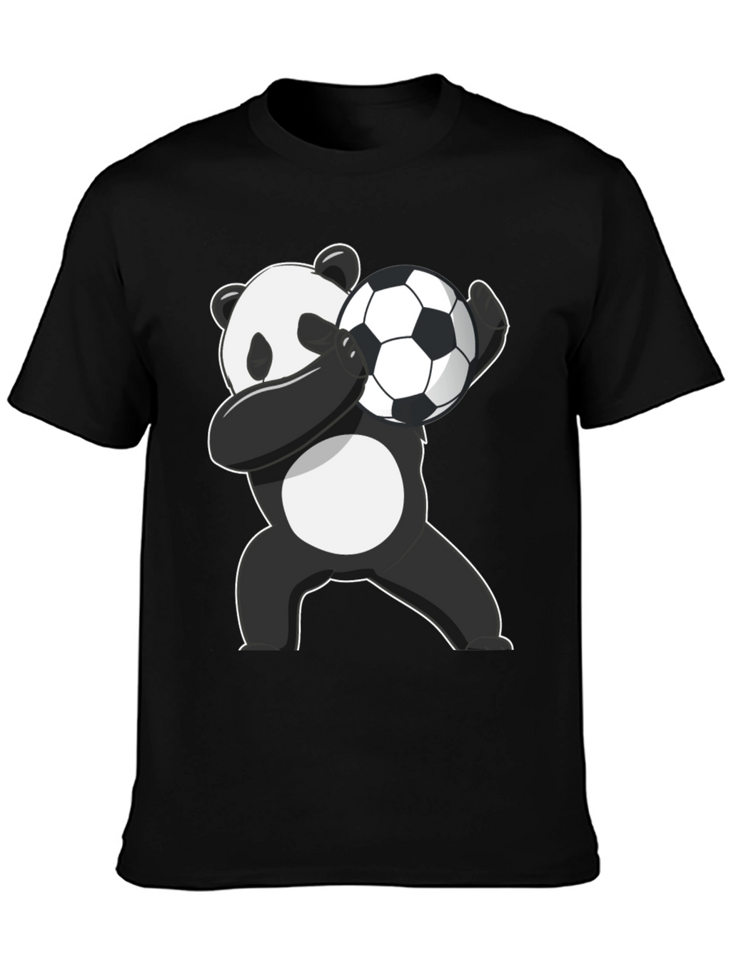 Panda Dabbing Soccer Ball T-Shirt