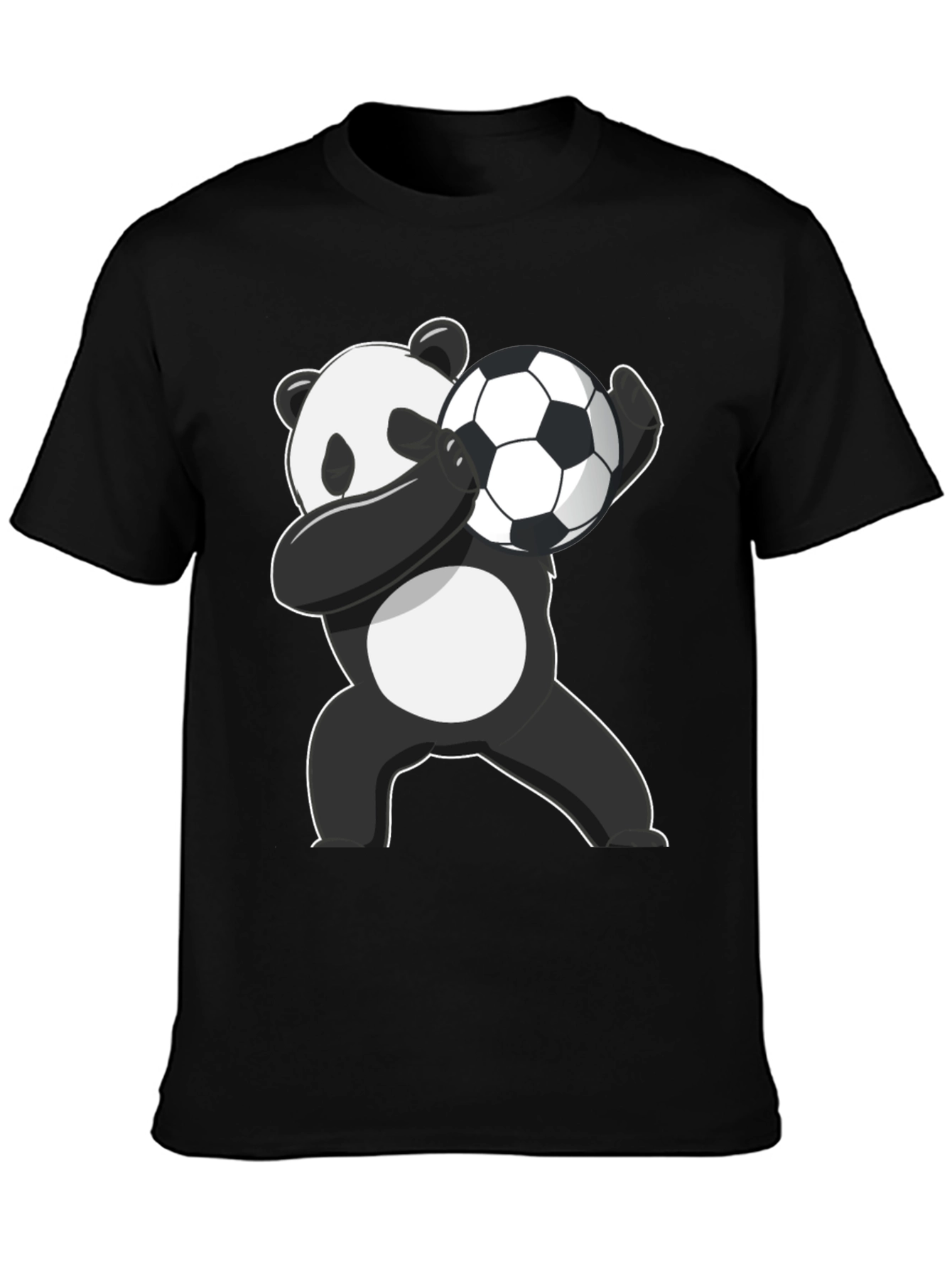 Panda Dabbing Soccer Ball T-Shirt