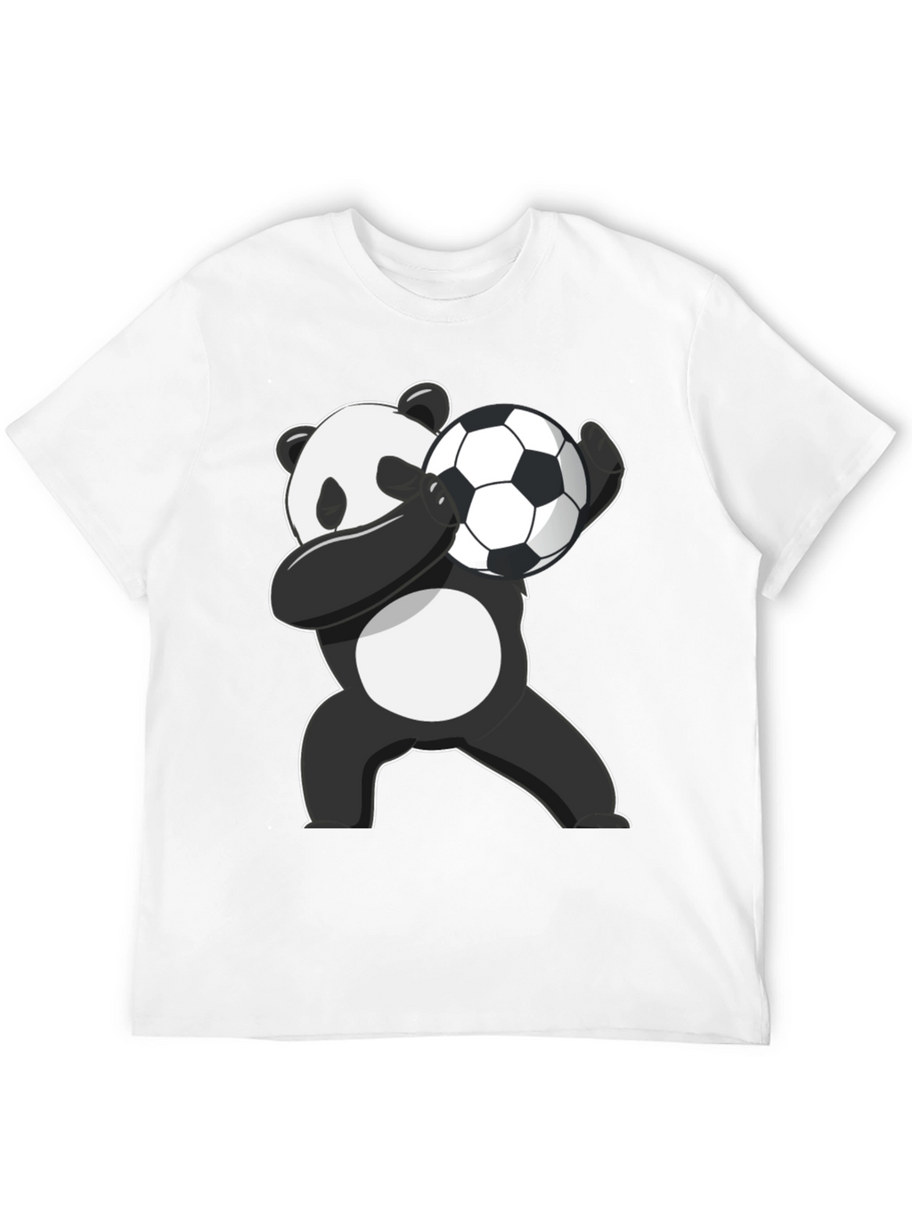 Panda Dabbing Soccer Ball T-Shirt