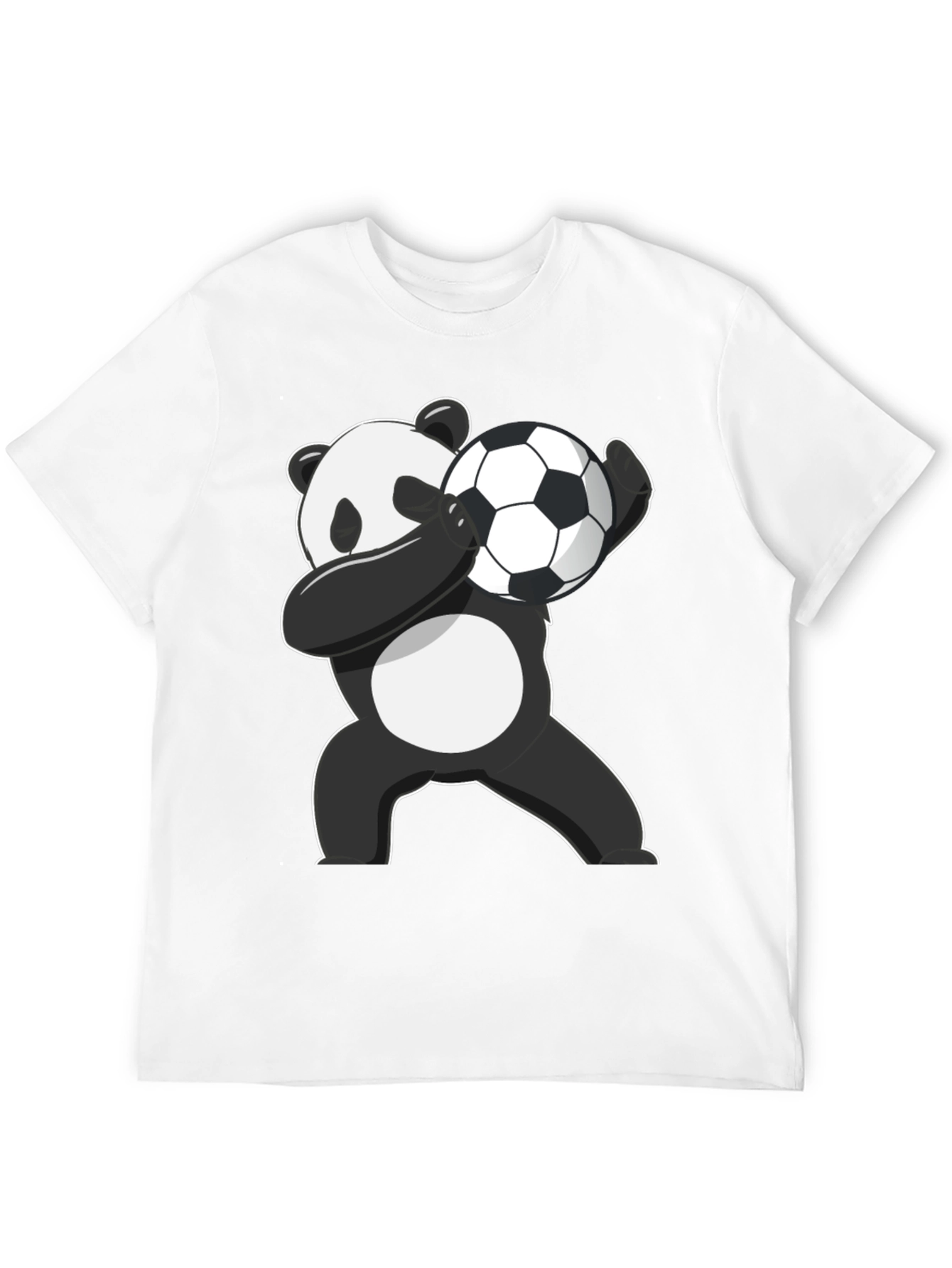 Panda Dabbing Soccer Ball T-Shirt