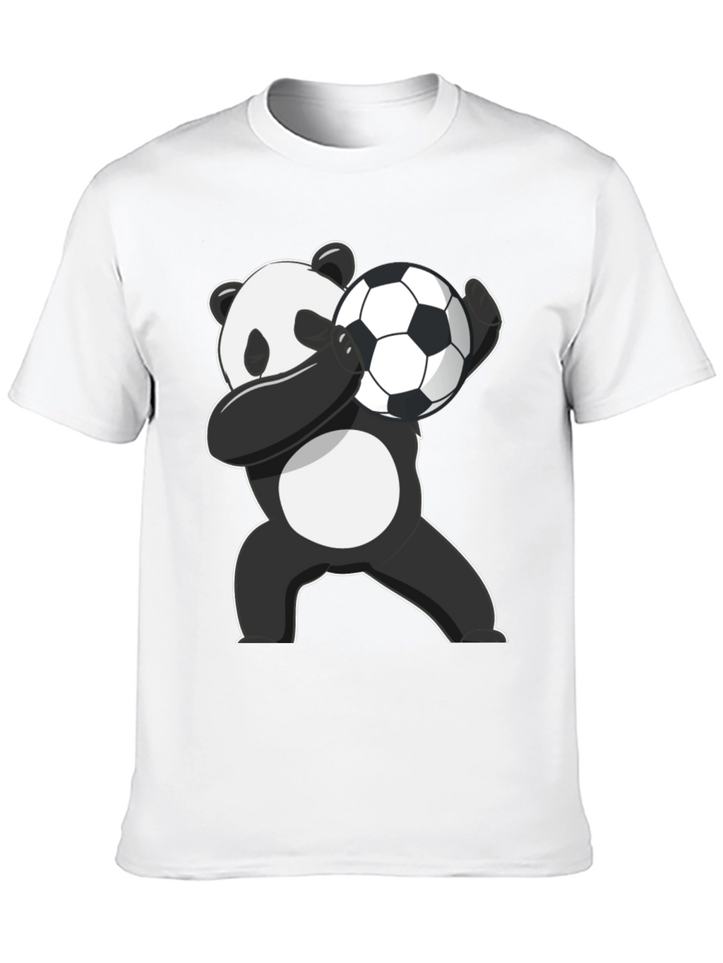 Panda Dabbing Soccer Ball T-Shirt