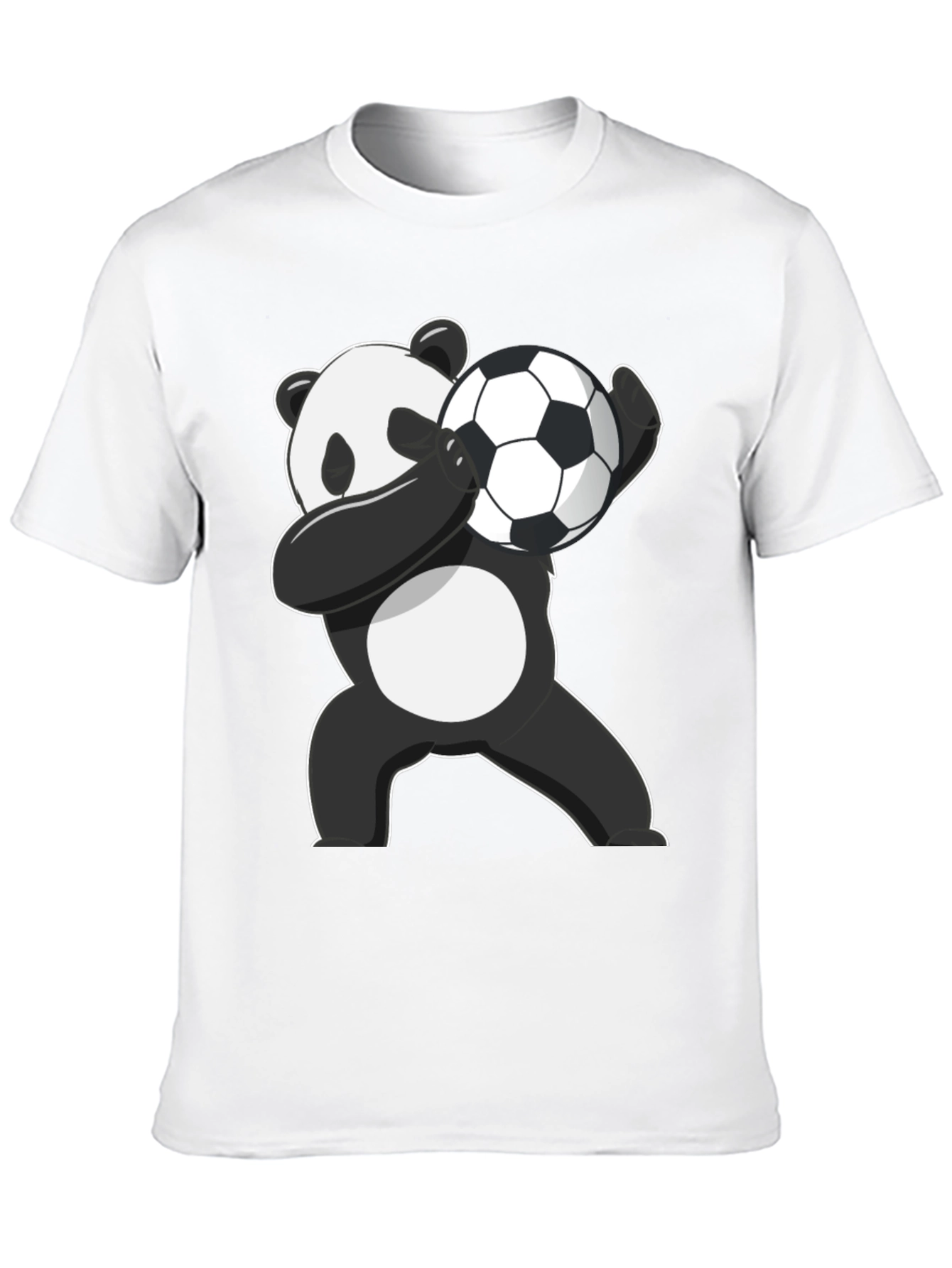 Panda Dabbing Soccer Ball T-Shirt