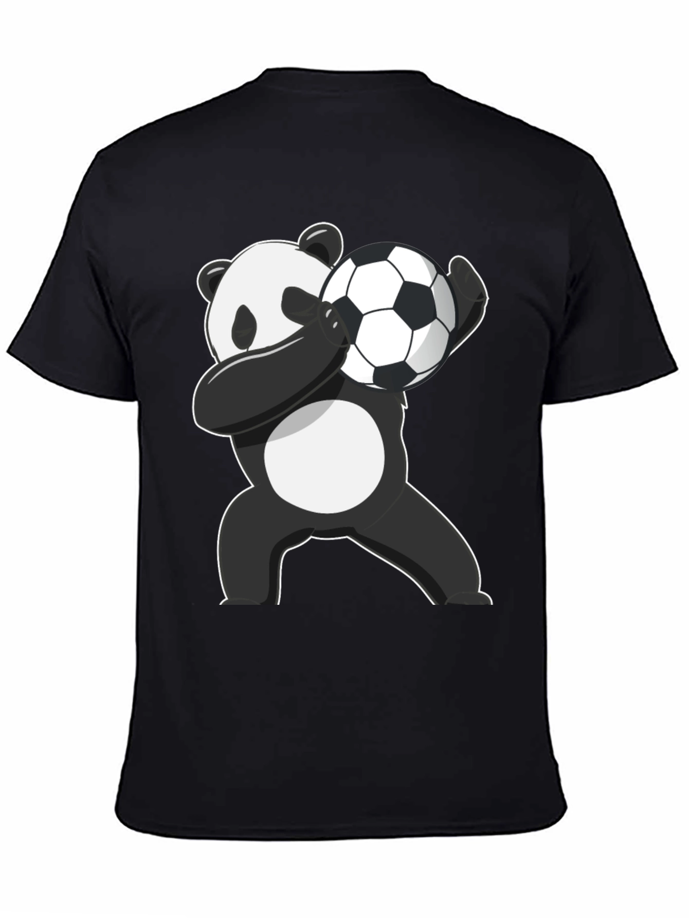 Panda Dabbing Soccer Ball T-Shirt