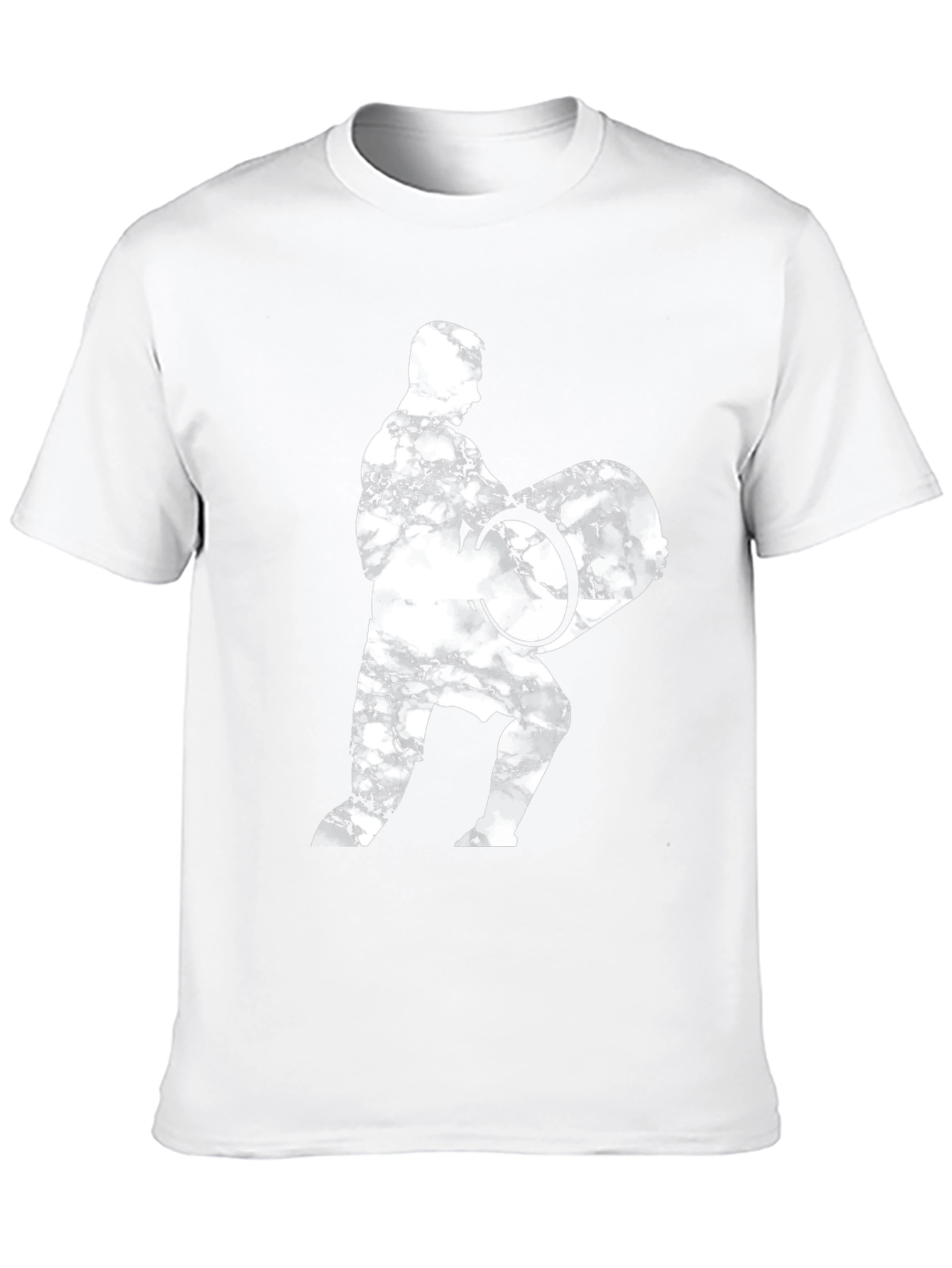 Weightlifter Graphic Tee - Black Cotton Blend