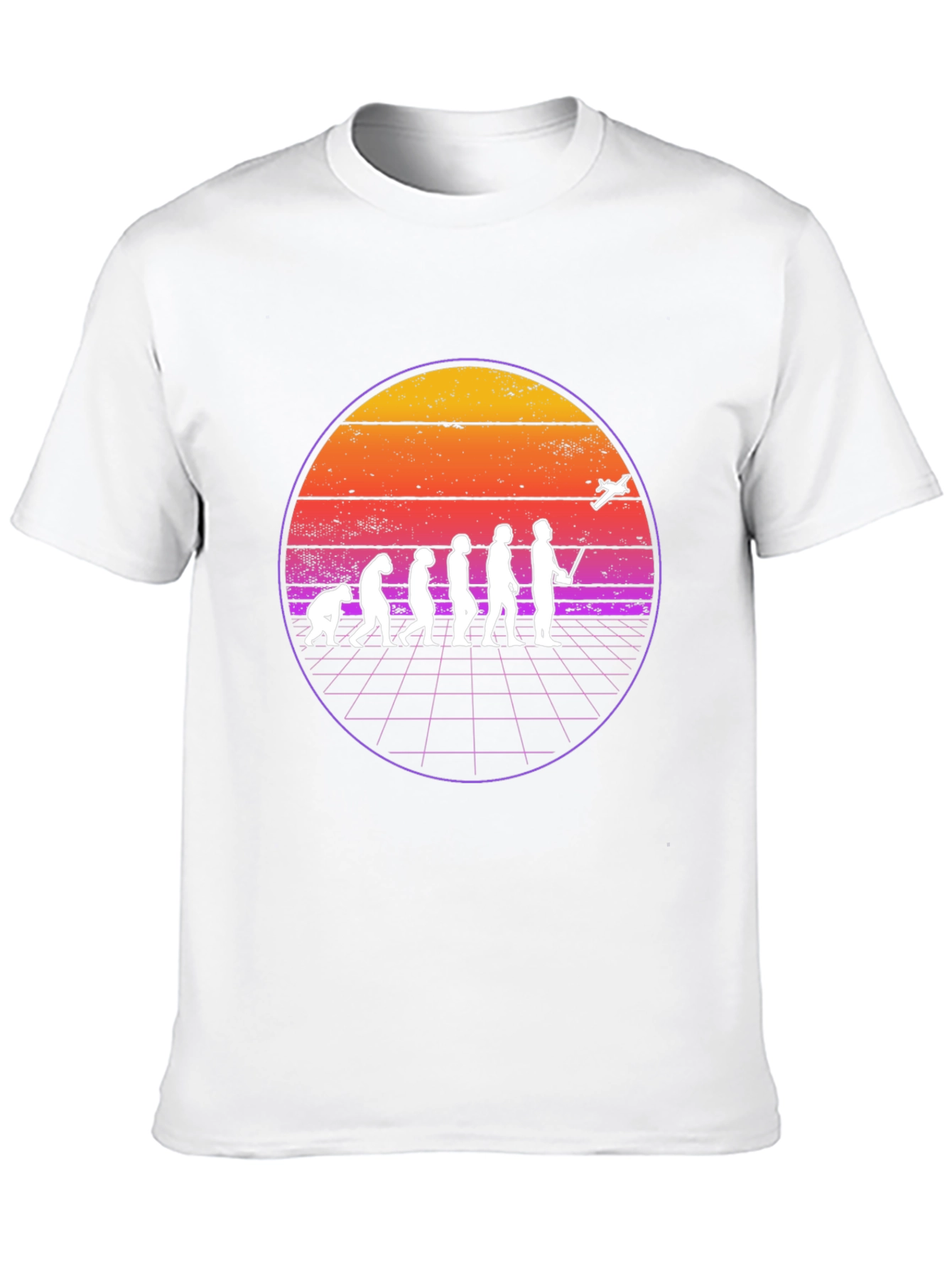 Evolution of Flight T-Shirt - Retro Pilot Design