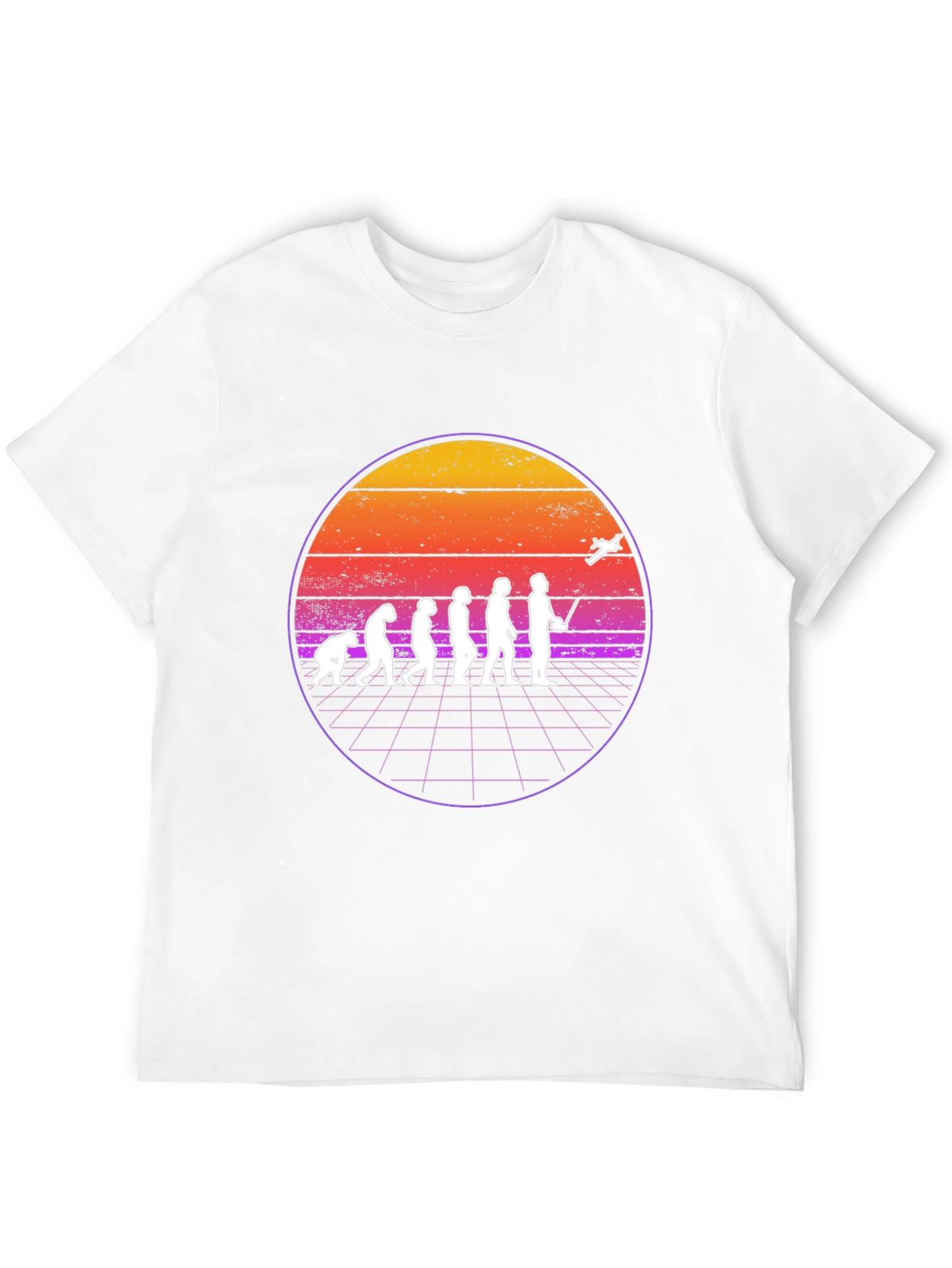 Evolution of Flight T-Shirt - Retro Pilot Design