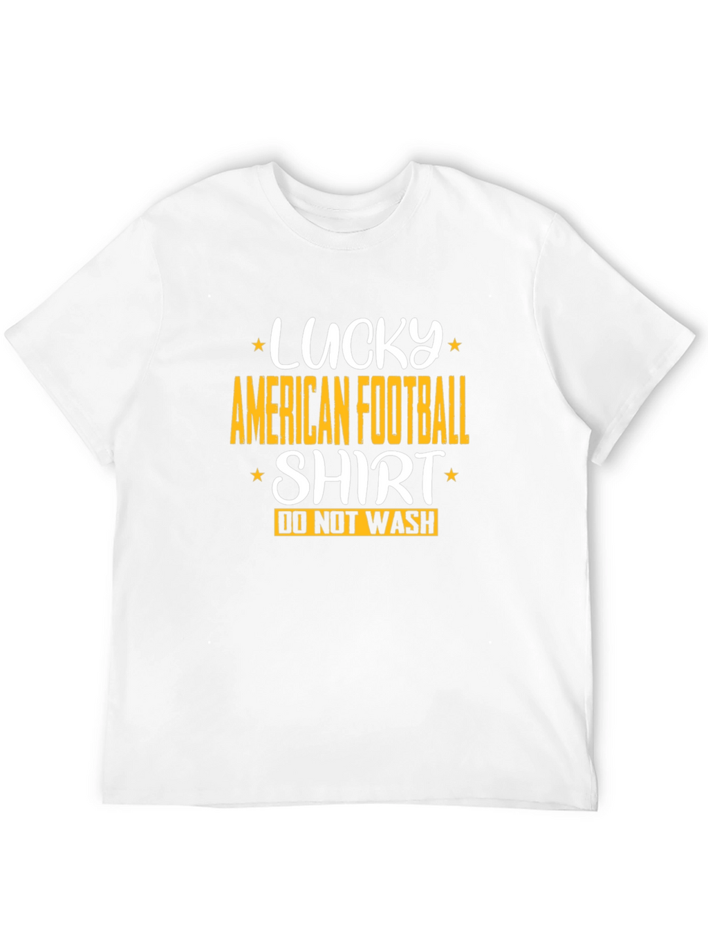 Lucky American Football Shirt - Mens Black Tee