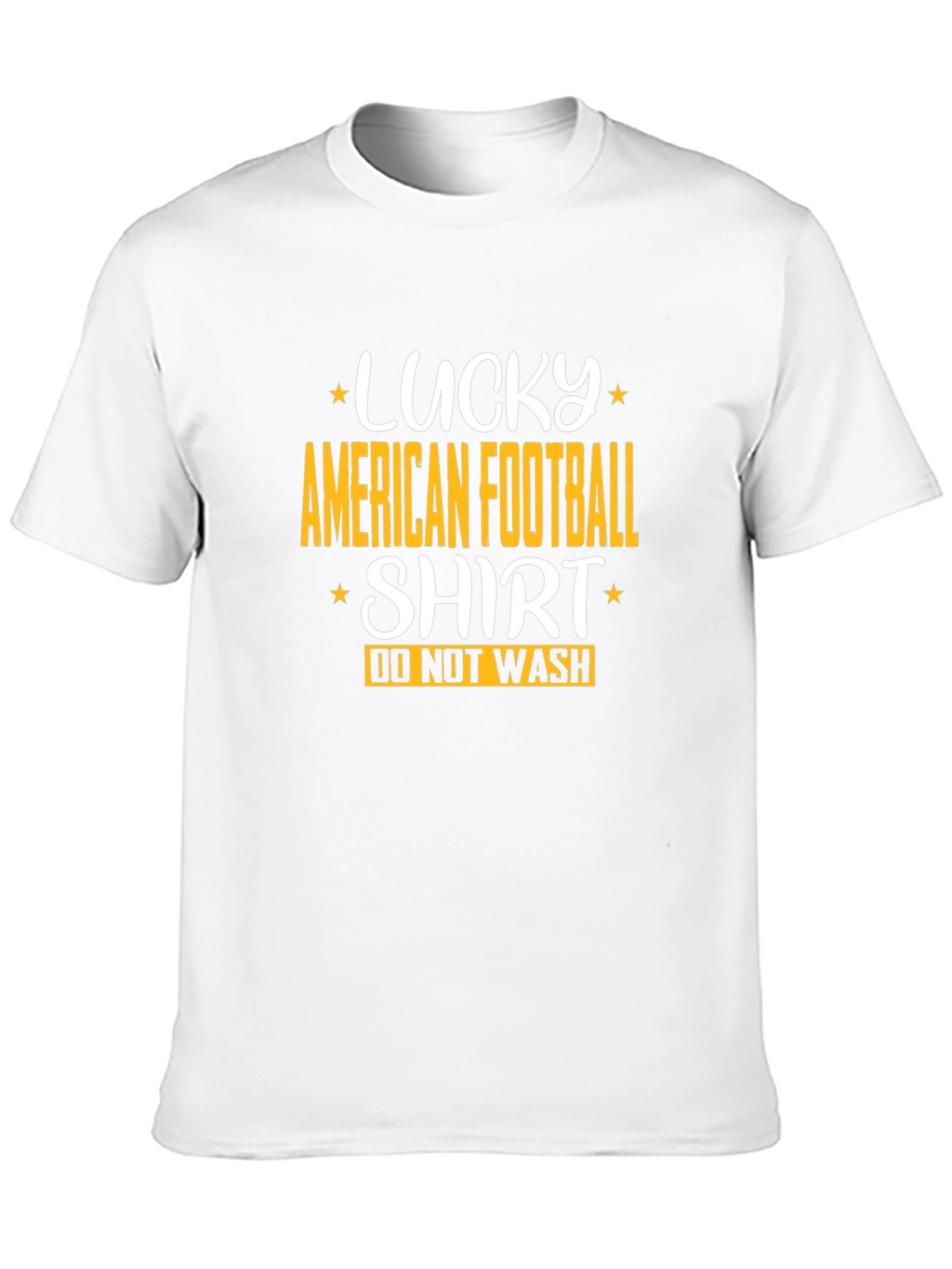 Lucky American Football Shirt - Mens Black Tee