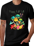 Happy Fall Yall Mushroom Graphic T-Shirt