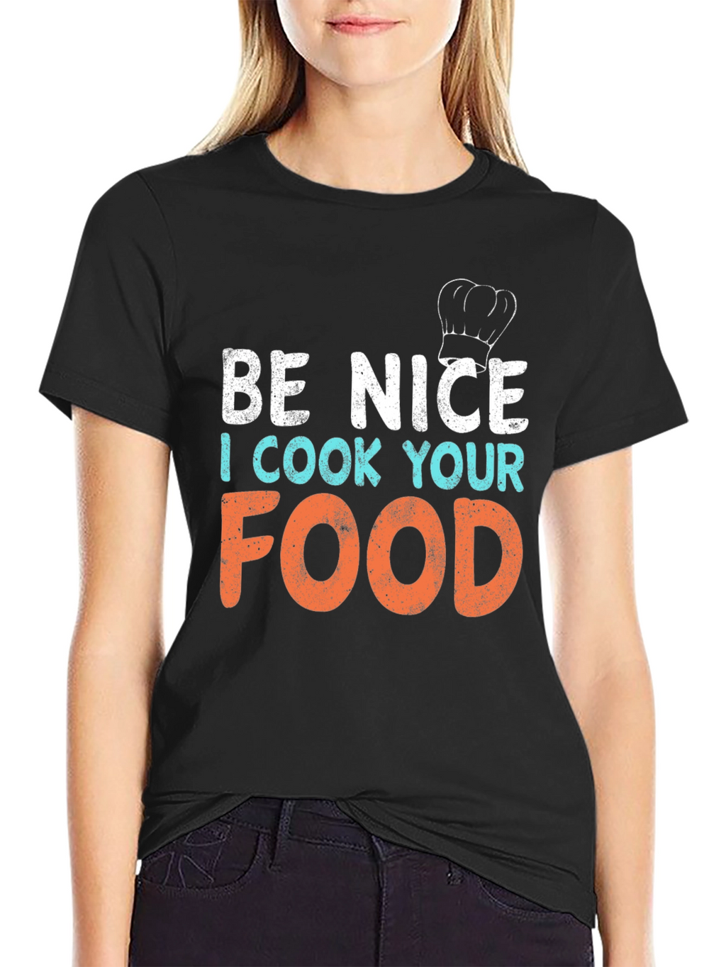 Be Nice I Cook Your Food Graphic T-Shirt