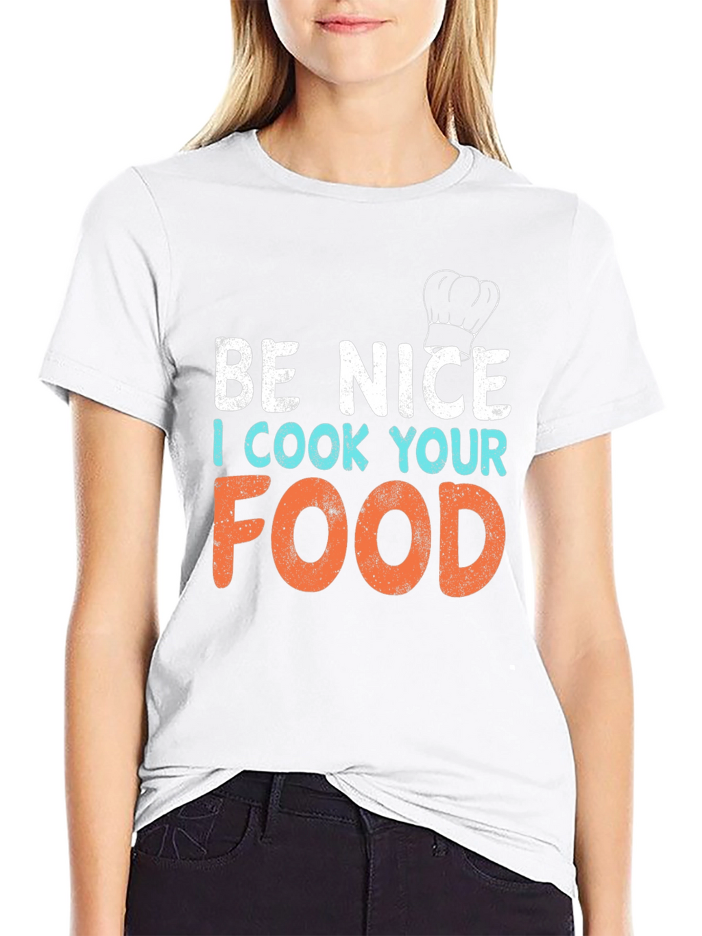 Be Nice I Cook Your Food Graphic T-Shirt