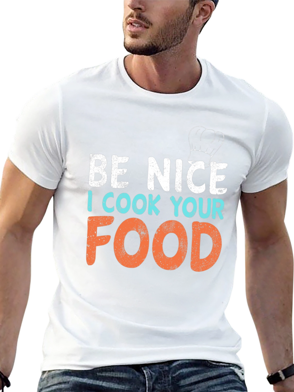 Be Nice I Cook Your Food Graphic T-Shirt