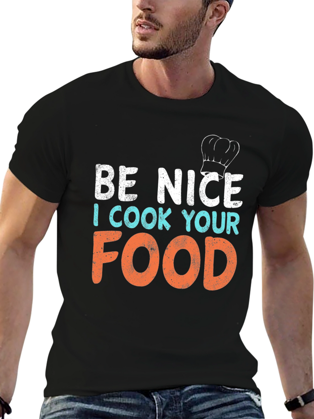 Be Nice I Cook Your Food Graphic T-Shirt