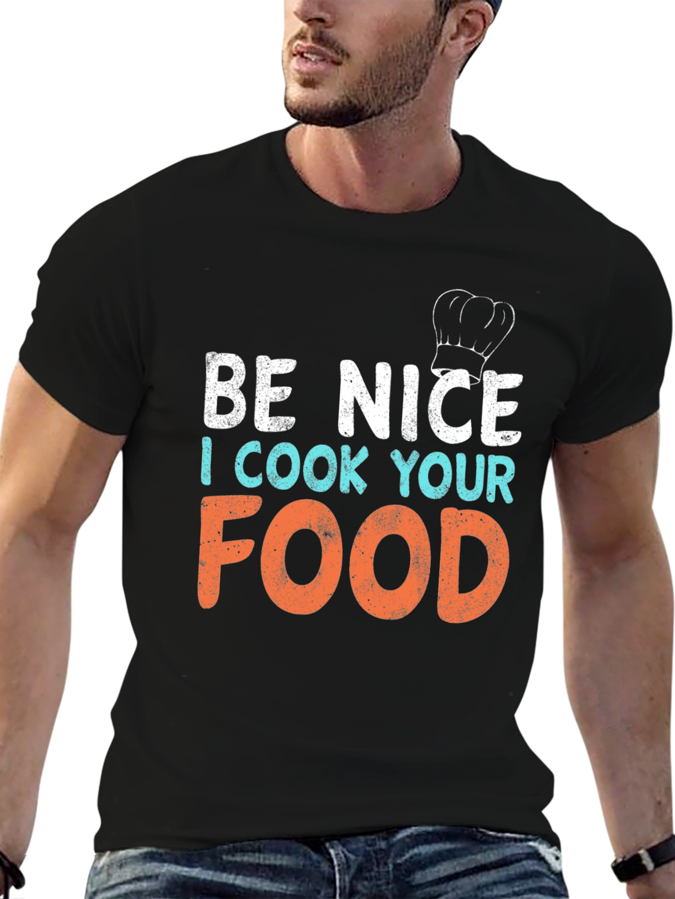 Be Nice I Cook Your Food Graphic T-Shirt