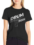 Drum Power T-Shirt - Musicians Tee