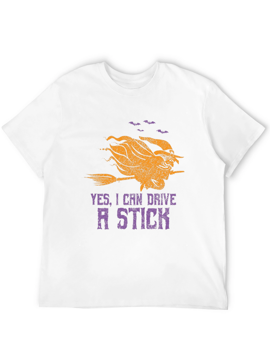 Witch Ride Stick T-Shirt Halloween Tee