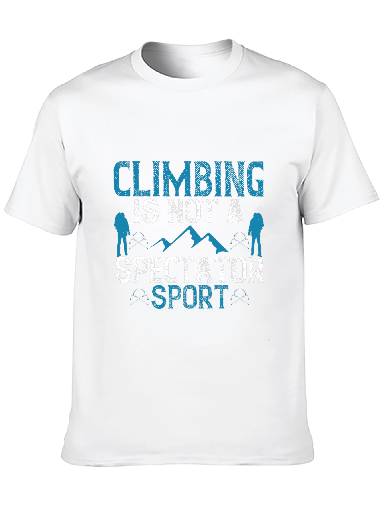 Climbing Is Not a Spectator Sport Black T-Shirt