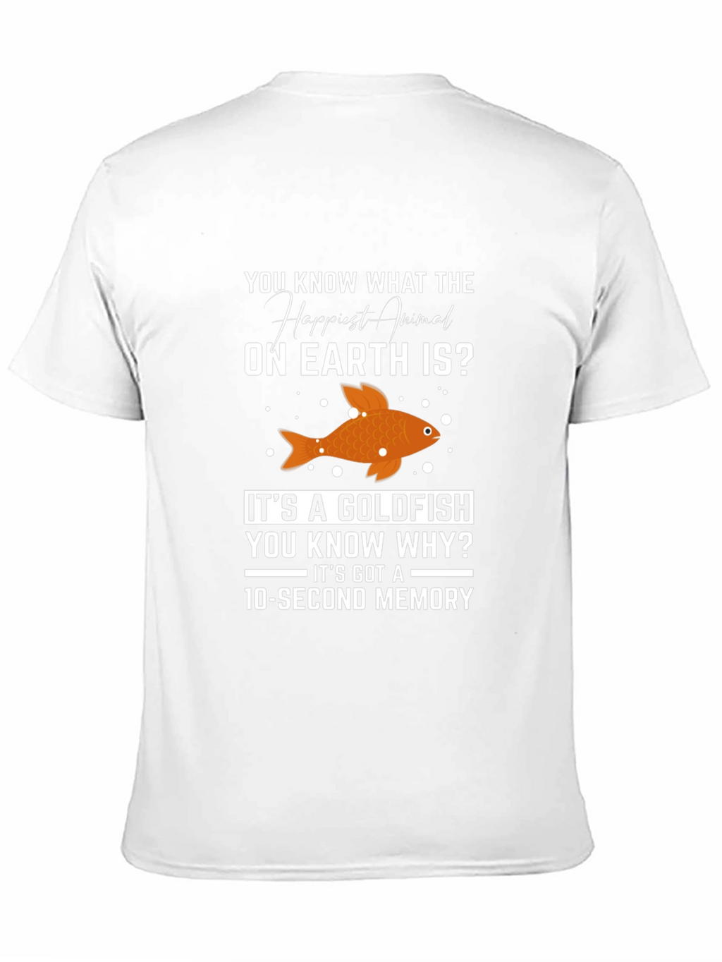 Happiest Animal Goldfish T-Shirt - 10 Second Memory