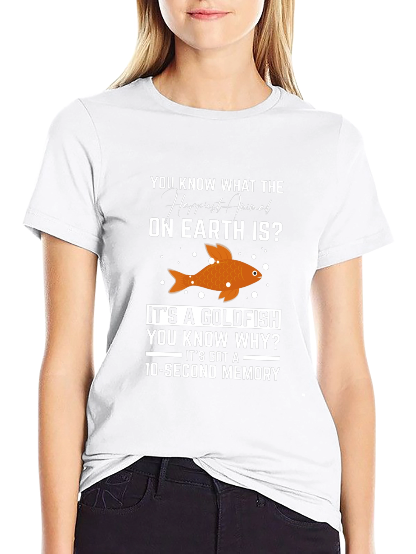Happiest Animal Goldfish T-Shirt - 10 Second Memory