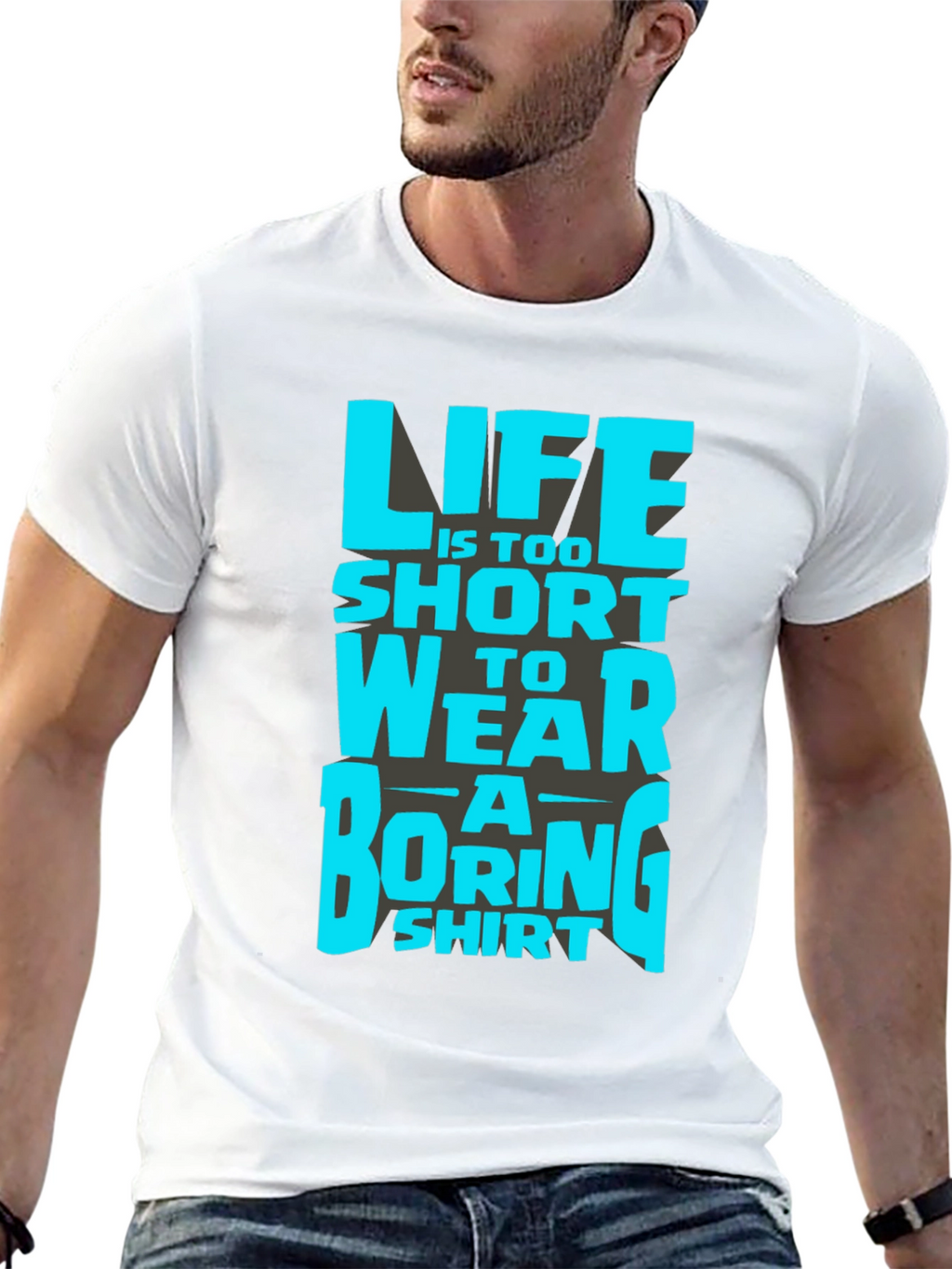 Lifes Too Short Funny Graphic T-Shirt