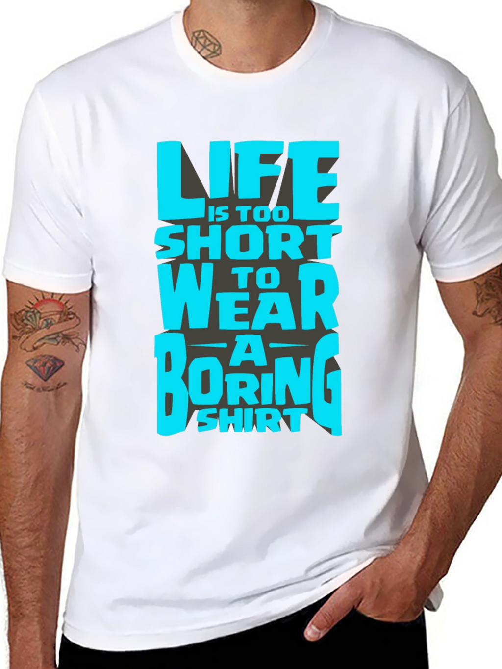 Lifes Too Short Funny Graphic T-Shirt